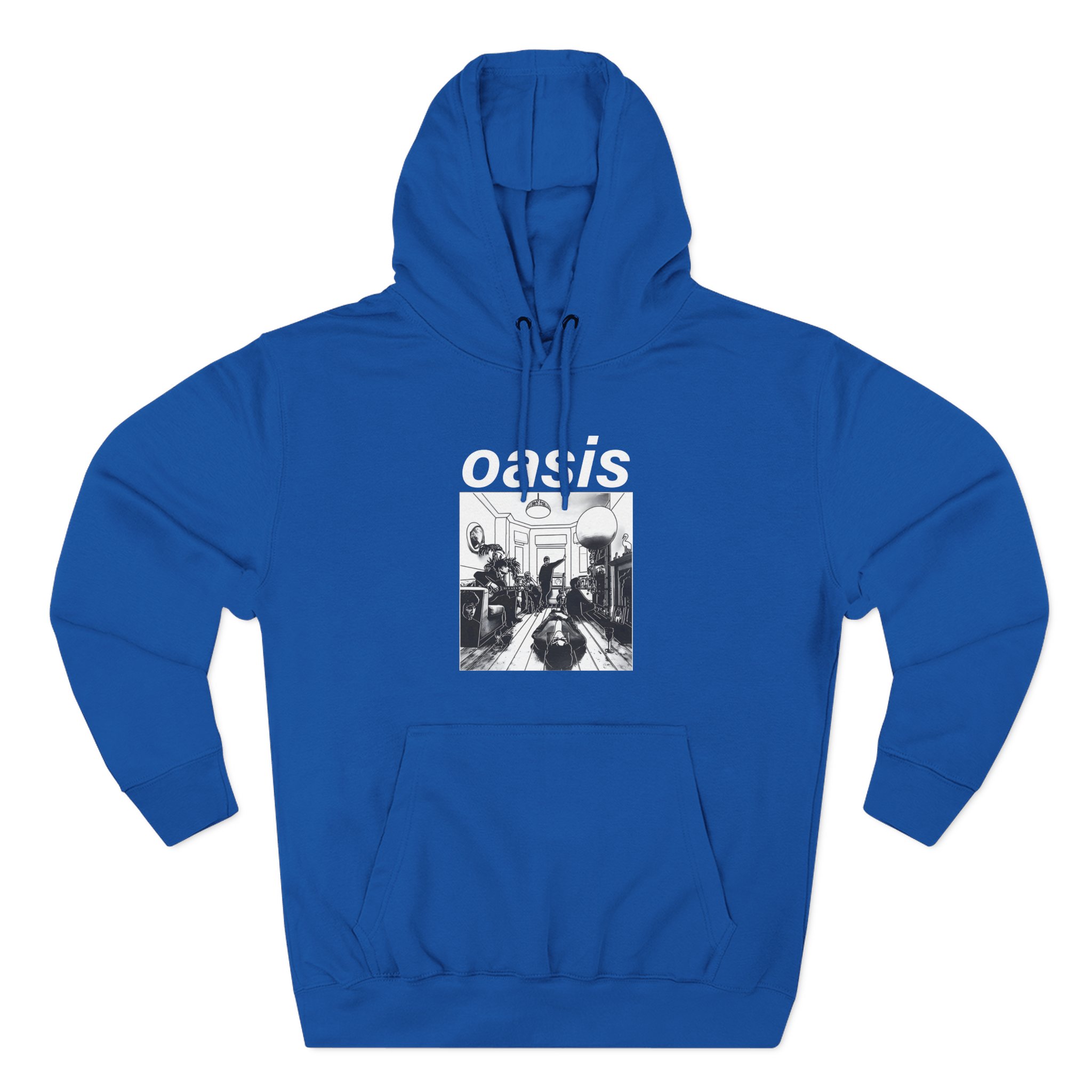 Oasis Definitely Maybe Artwork Three-Panel Fleece Hoodie