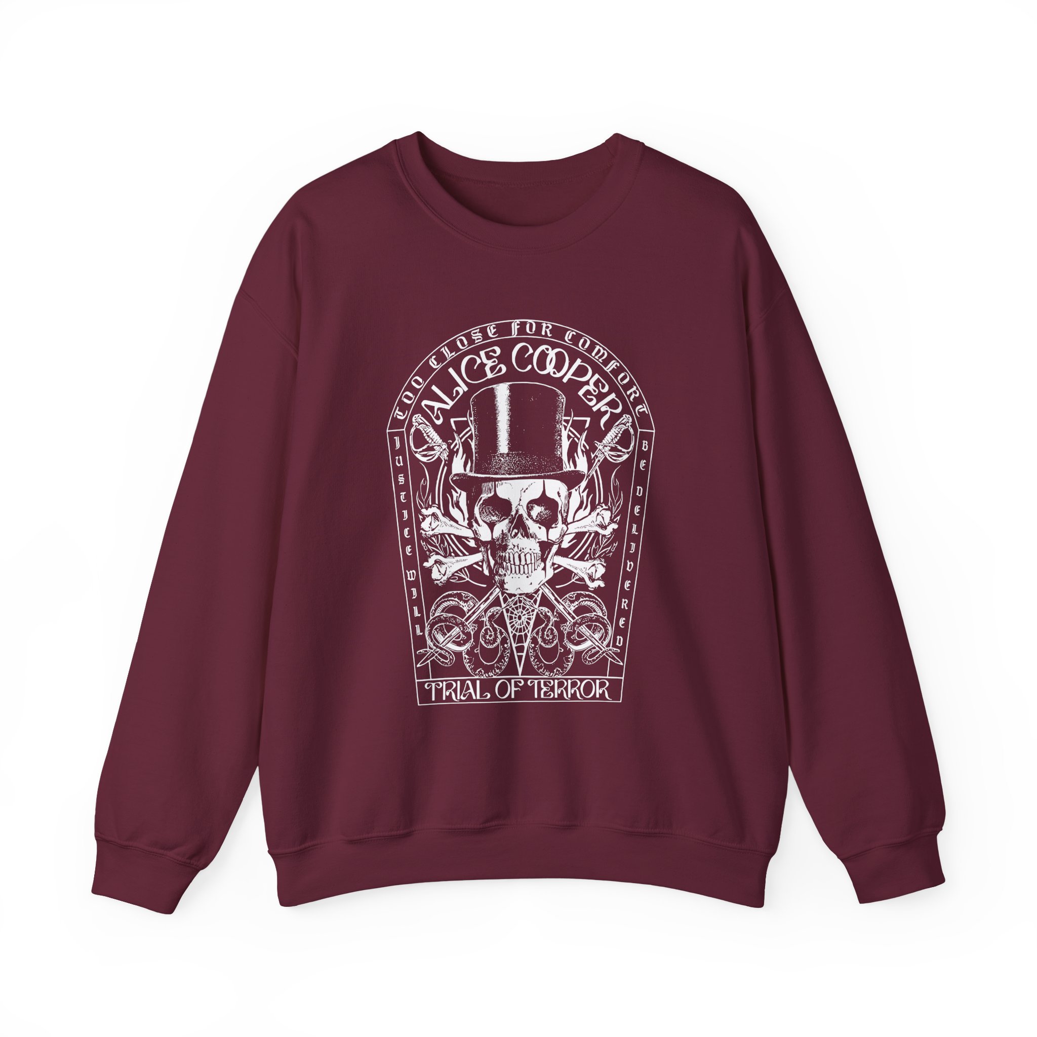 Alice Cooper Trial of Terror Unisex Heavy Blendâ„¢ Crewneck Sweatshirt