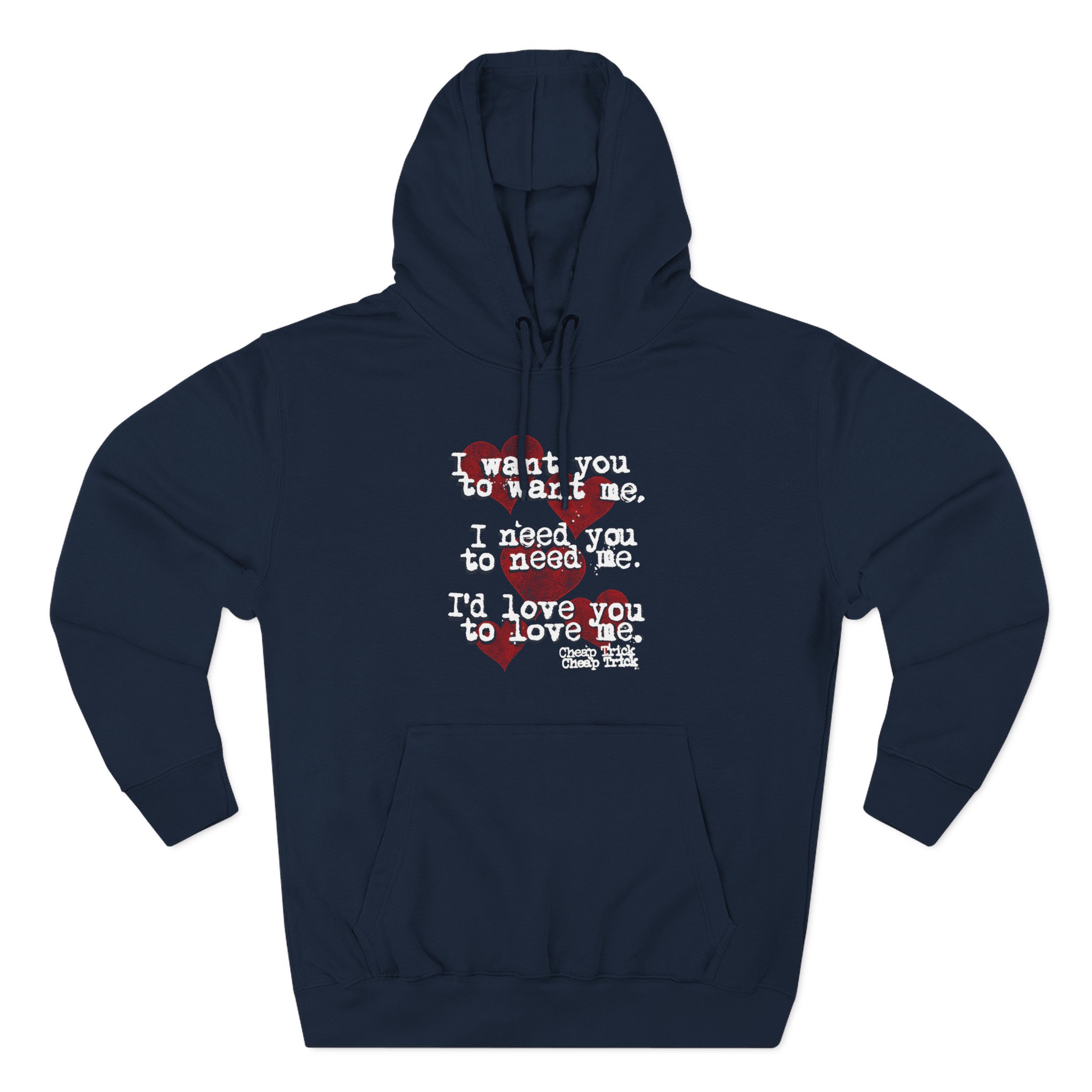 Cheap Trick I Want You to Want Me Three-Panel Fleece Hoodie