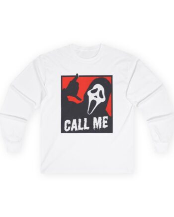Ghostface CALL ME Unisex Ultra Cotton Long Sleeve Tee
