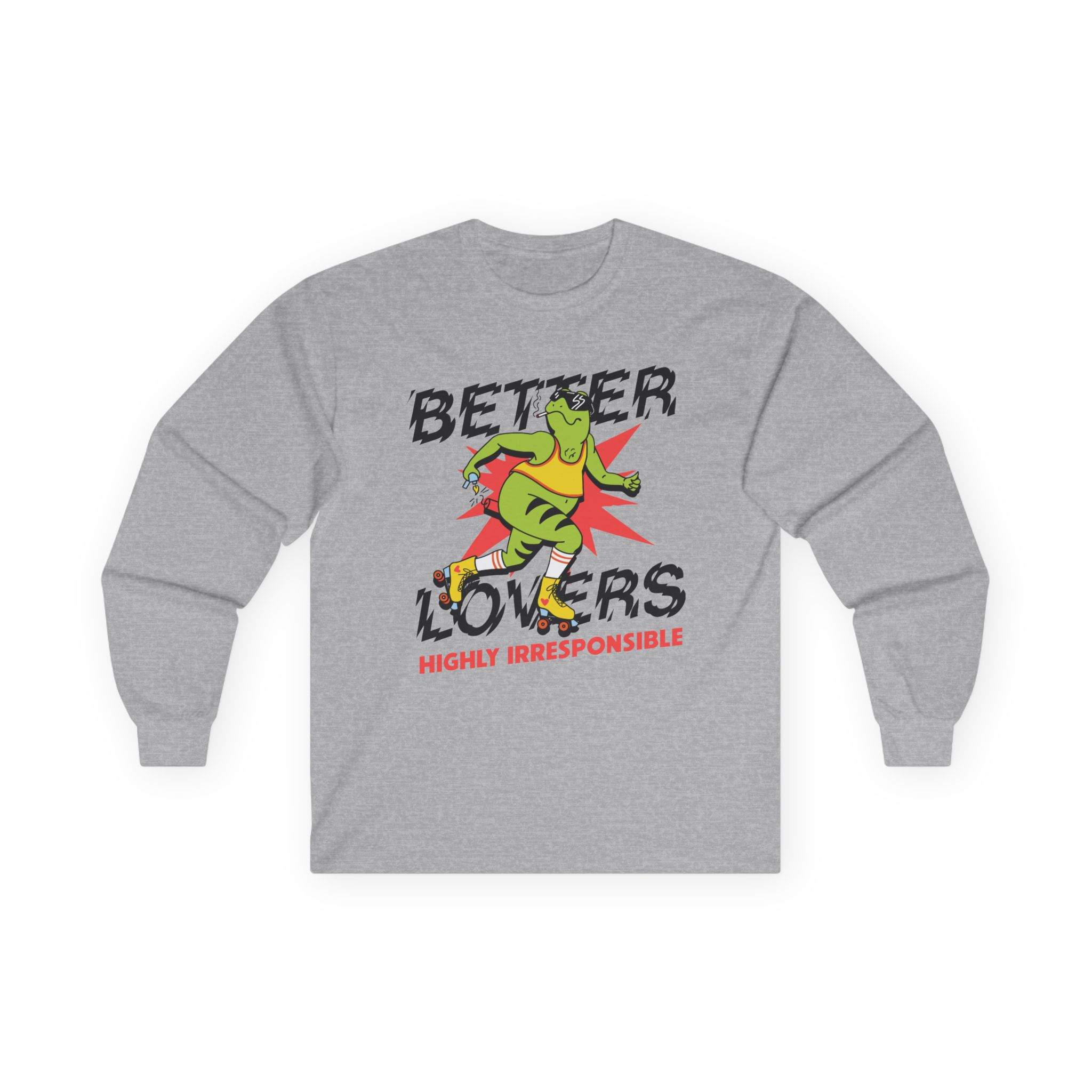 Better Lovers Skating Frog Unisex Ultra Cotton Long Sleeve Tee