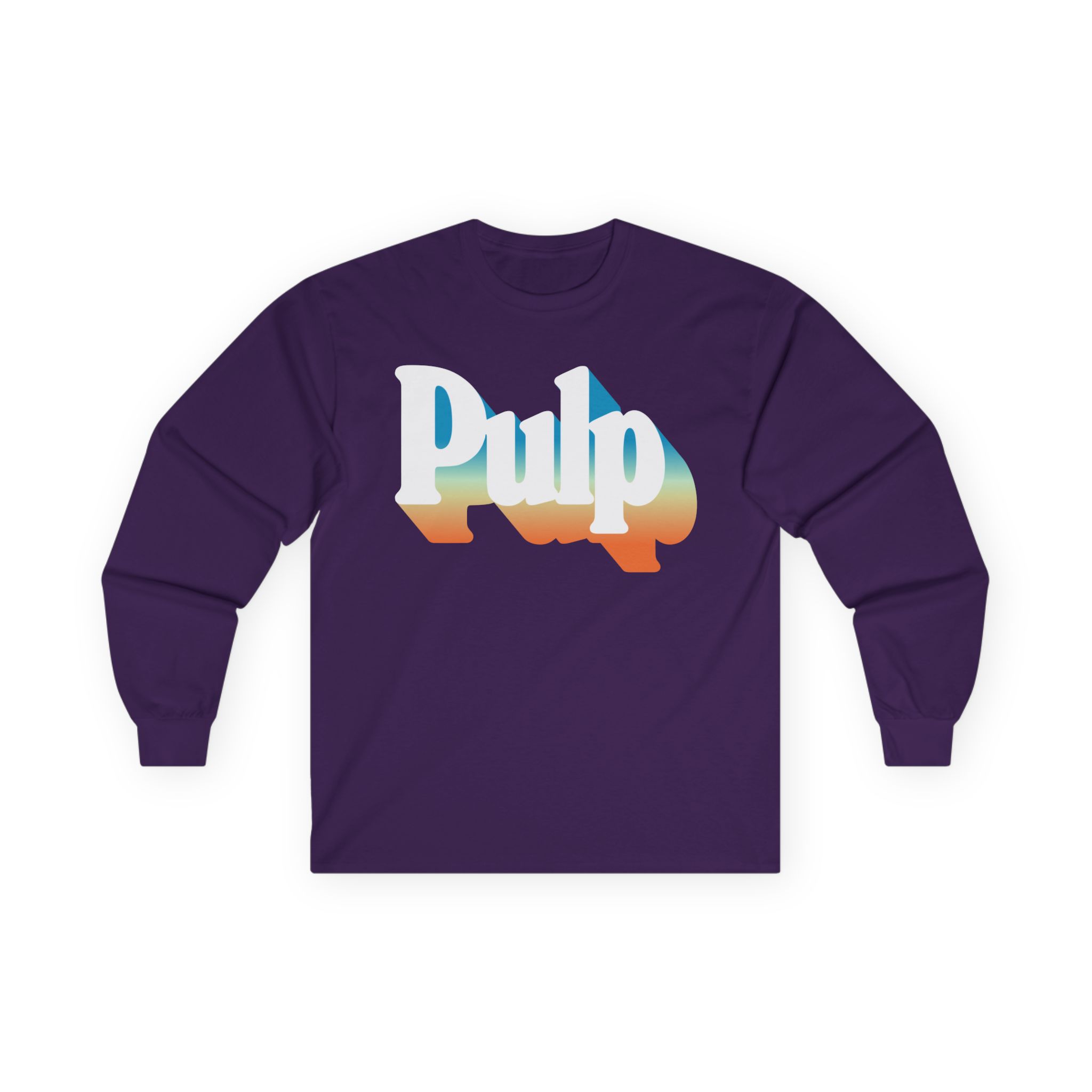 Pulp Gradient Logo Unisex Ultra Cotton Long Sleeve Tee