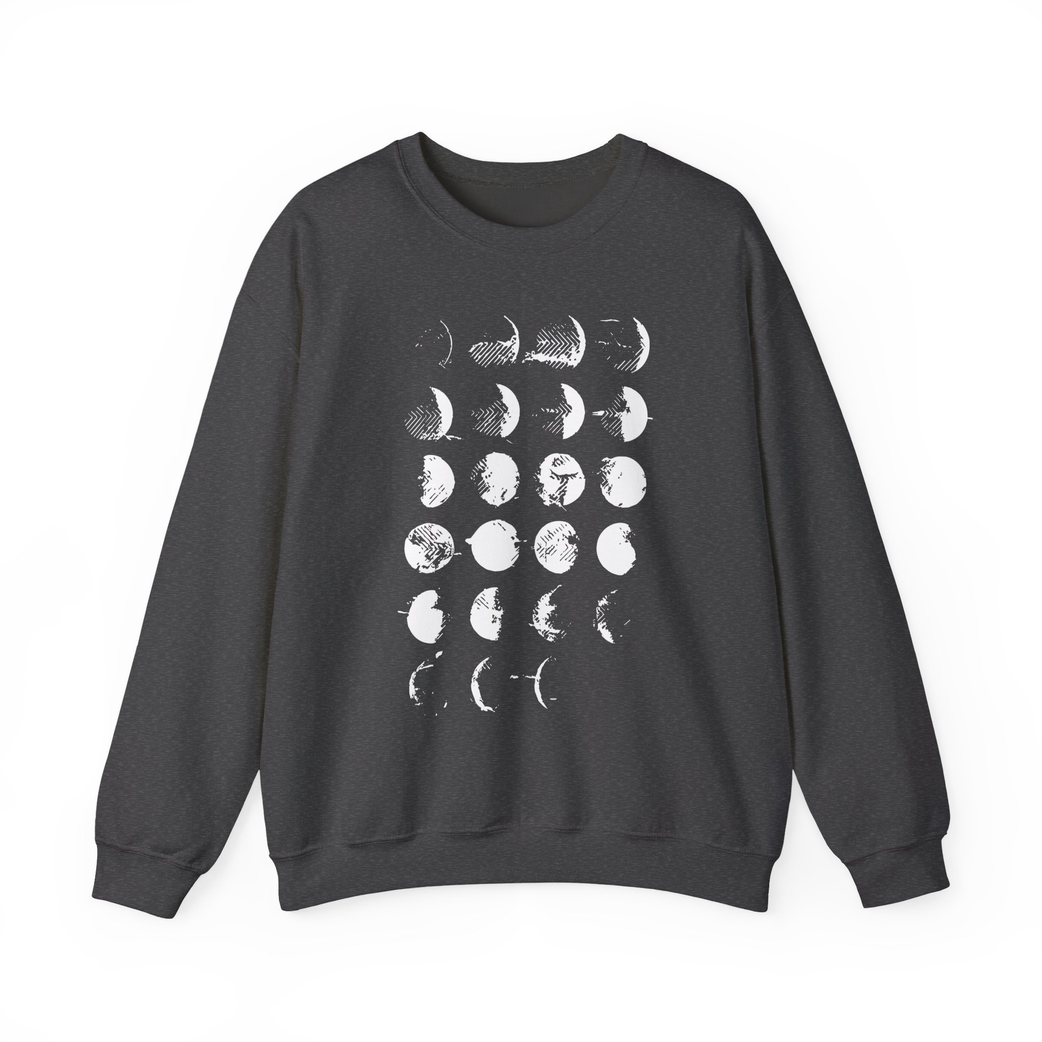 Converge Moon Phases Unisex Heavy Blendâ„¢ Crewneck Sweatshirt