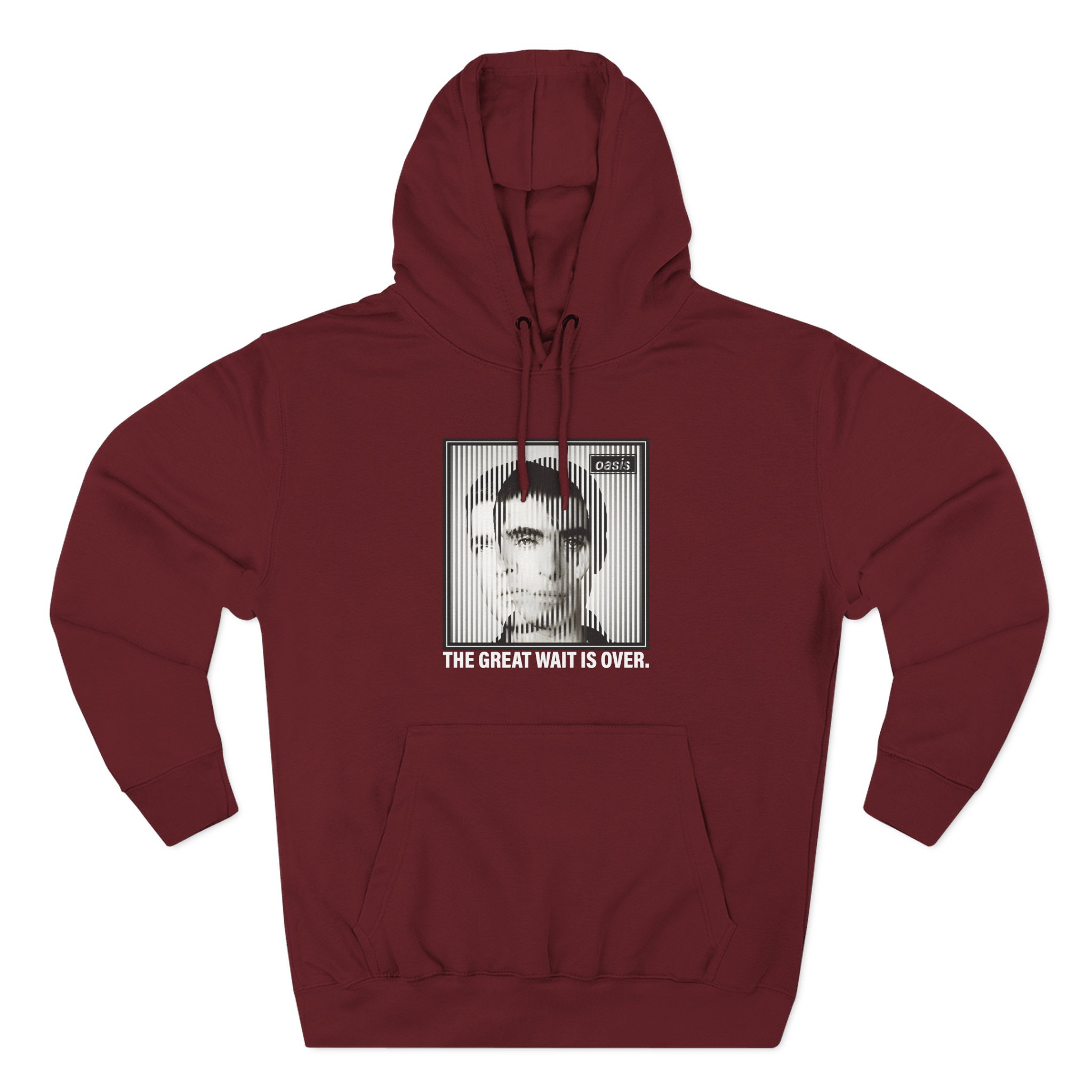 Oasis The Great Wait Is Over Three-Panel Fleece Hoodie