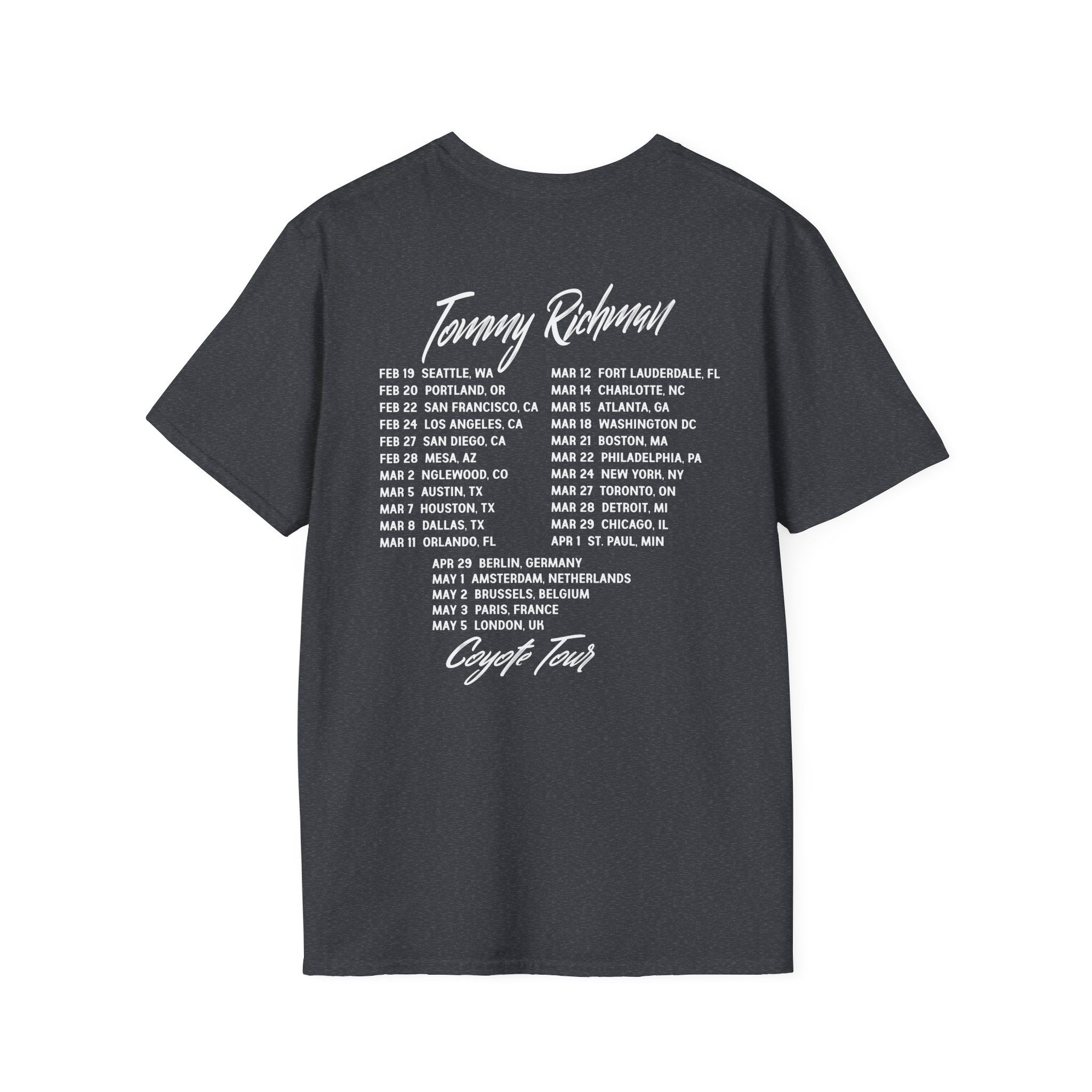 Tommy Richman Coyote Tour Unisex Softstyle T-Shirt