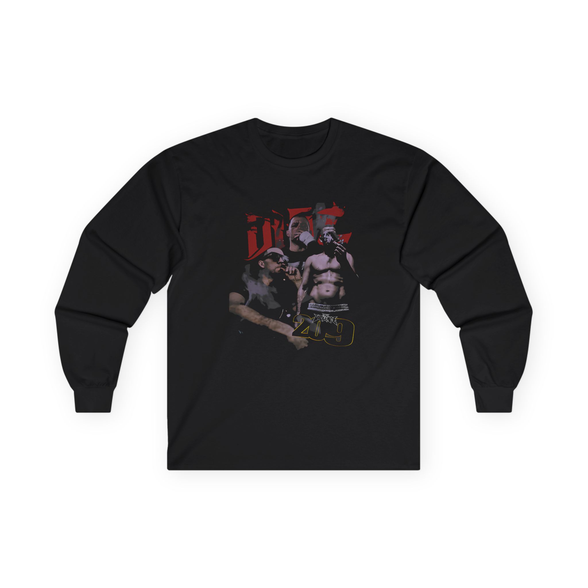 Nate Diaz Real Money Fight Unisex Ultra Cotton Long Sleeve Tee