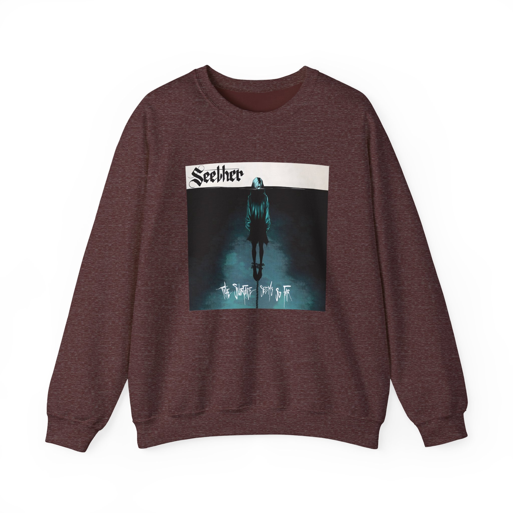 Seether the Surface Seems So Far Unisex Heavy Blendâ„¢ Crewneck Sweatshirt