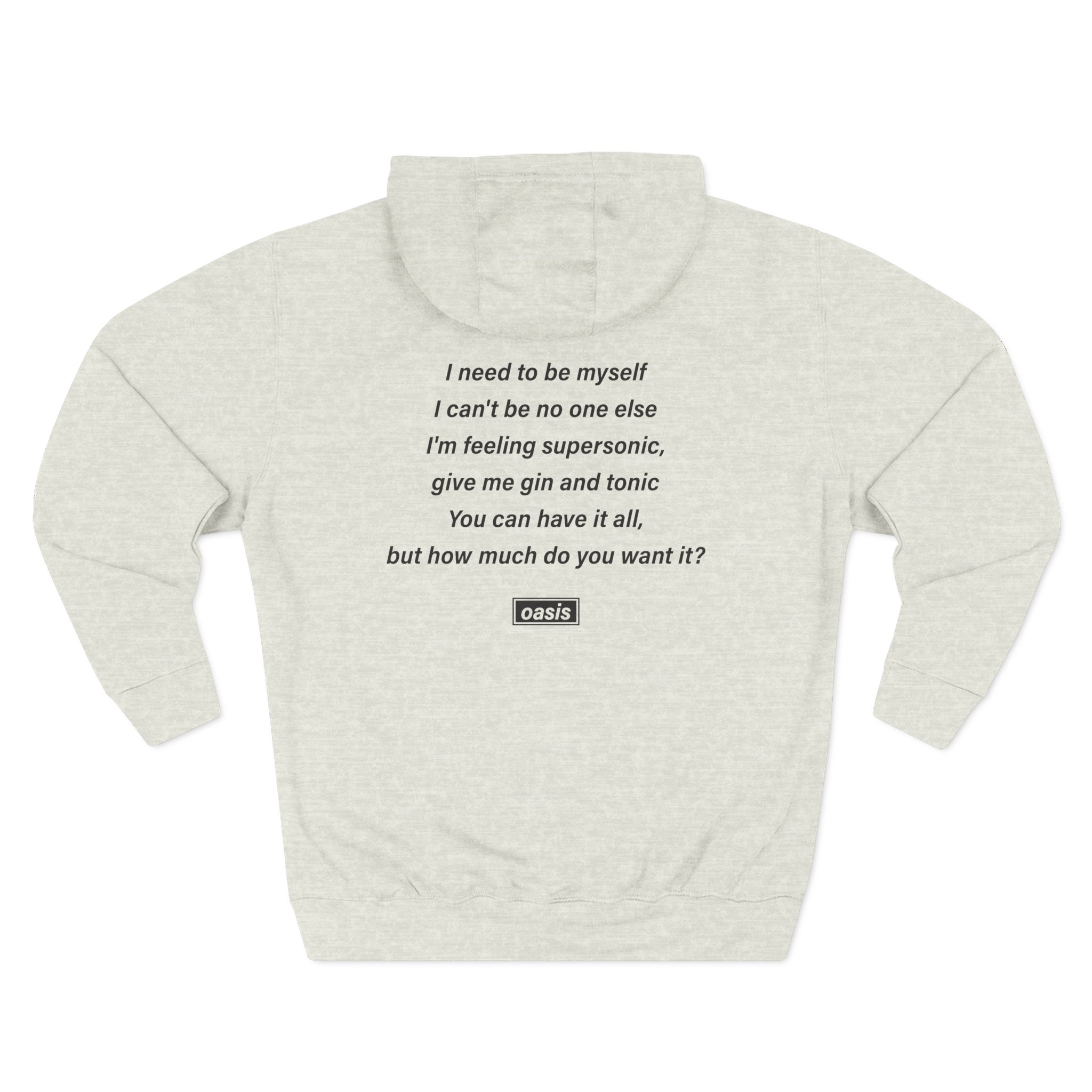 Oasis Supersonic Three-Panel Fleece Hoodie