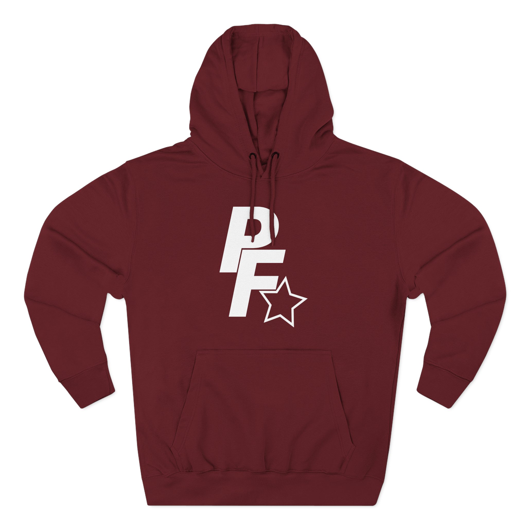 Xavier Wulf Pinkflamingousa Three-Panel Fleece Hoodie