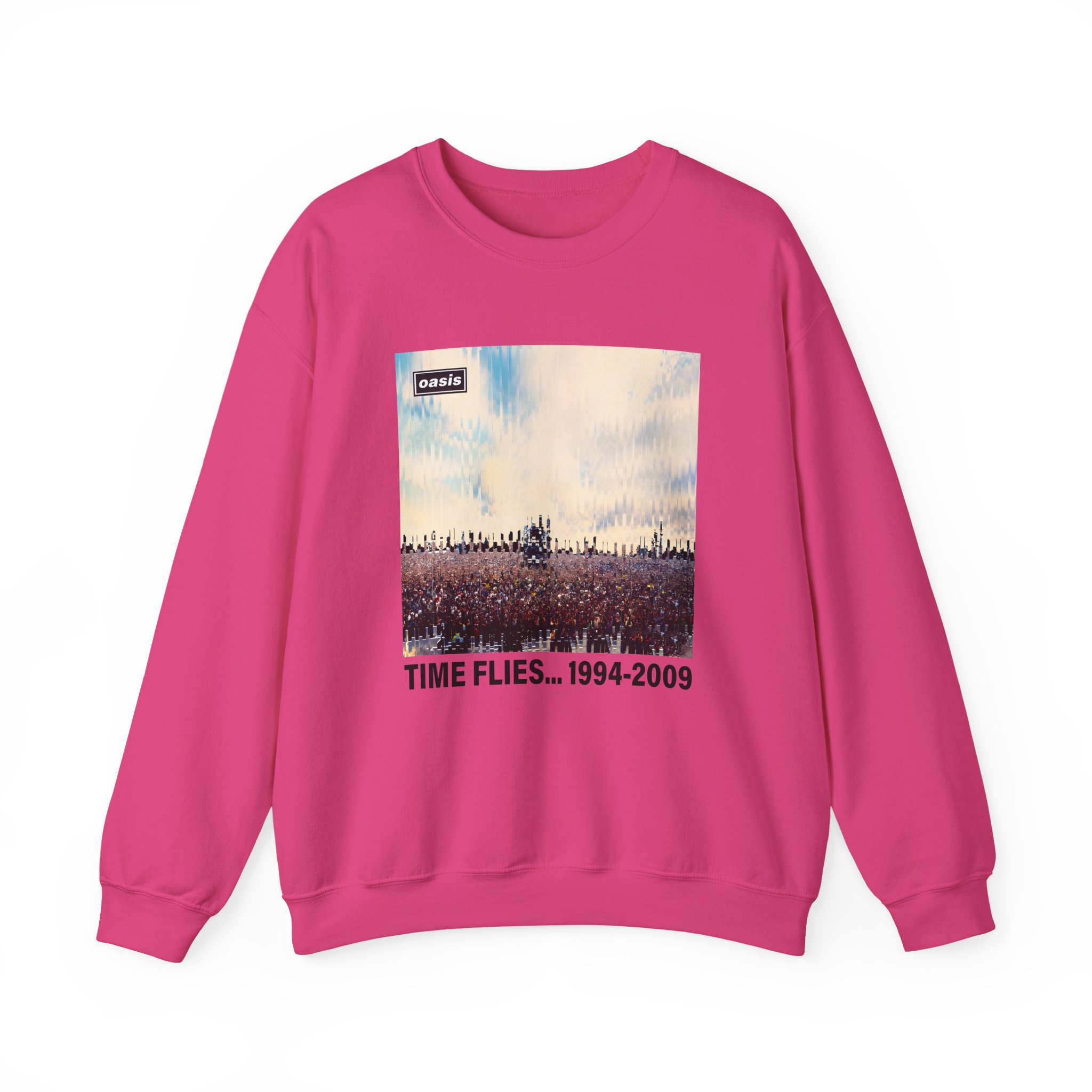 Oasis Time Flies 15th Anniversary Unisex Heavy Blendâ„¢ Crewneck Sweatshirt