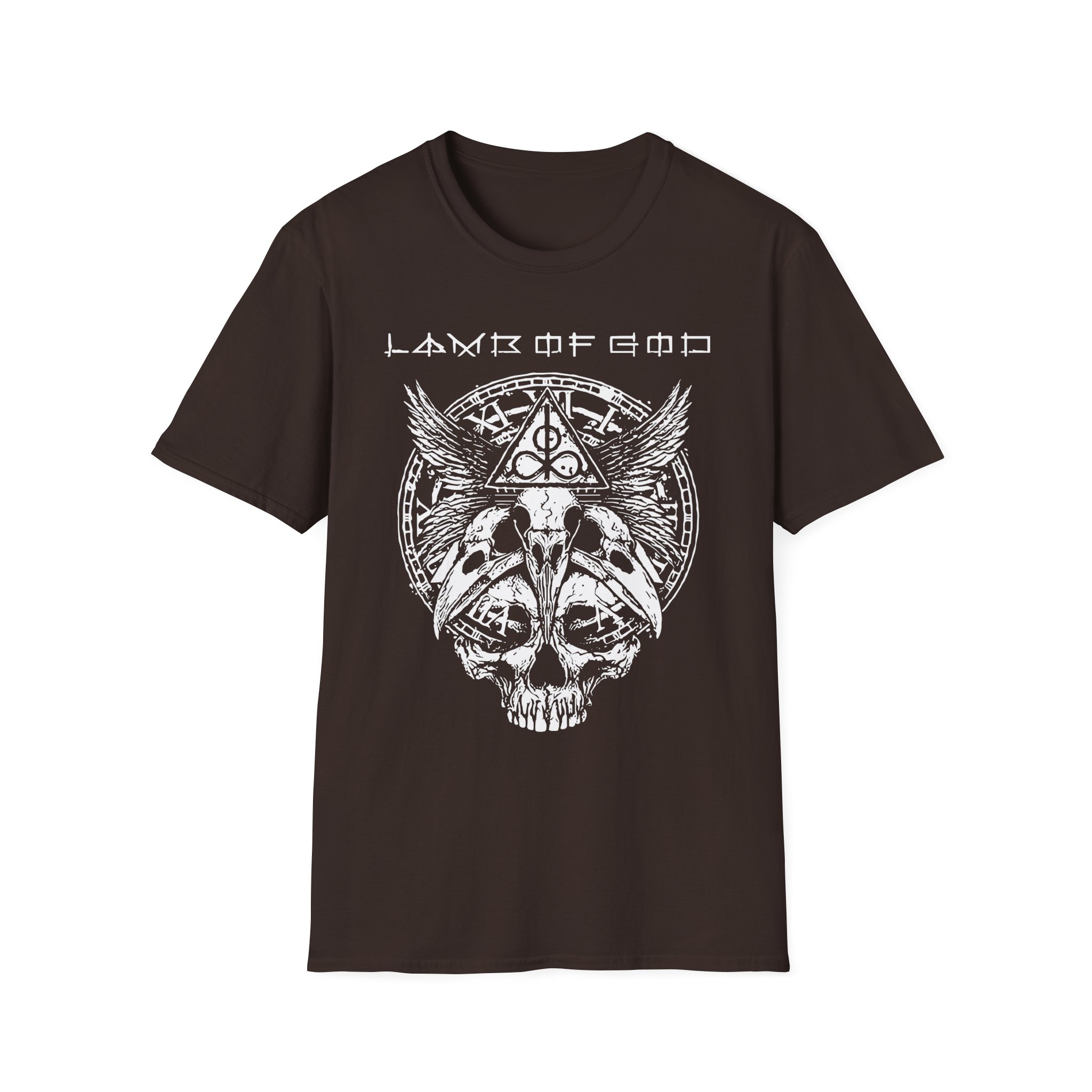 Lamb of God Time Skull Unisex Softstyle T-Shirt