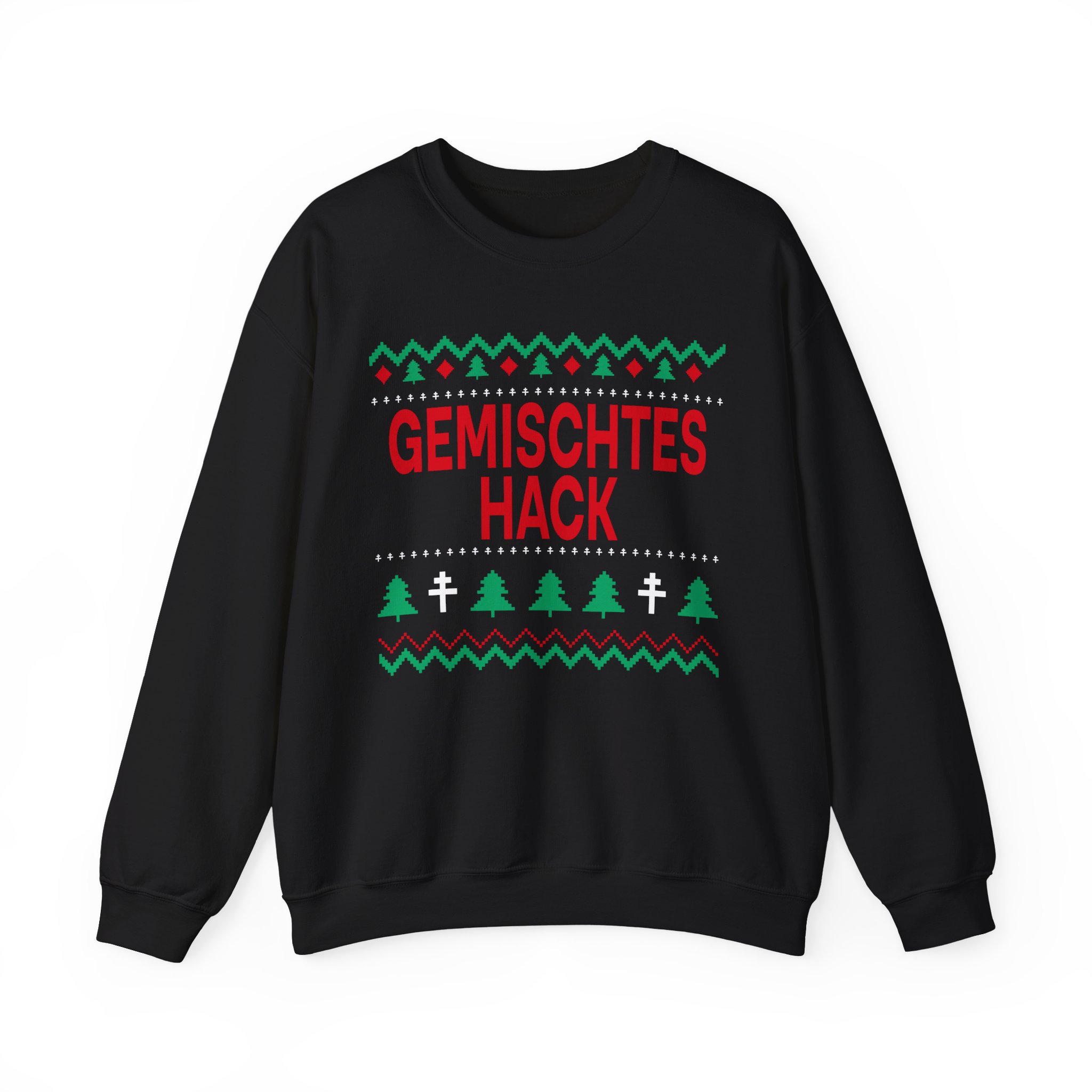 Gemischtes Hack Unisex Heavy Blendâ„¢ Crewneck Sweatshirt