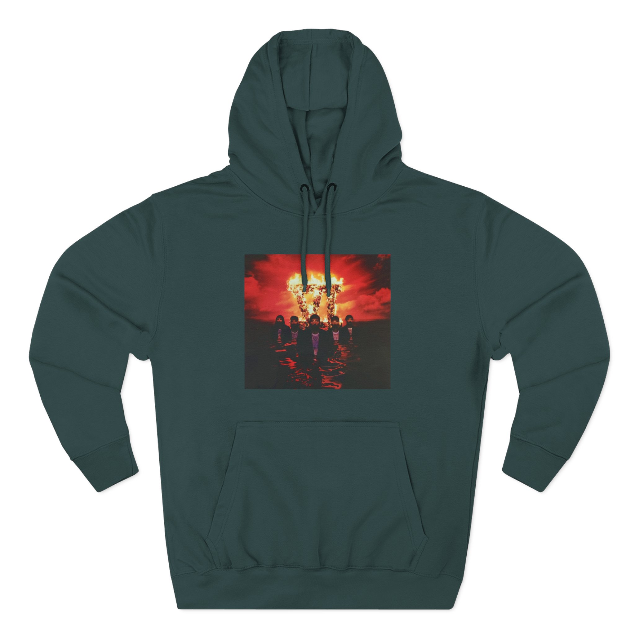 You Me at Six Truth Decay Three-Panel Fleece Hoodie
