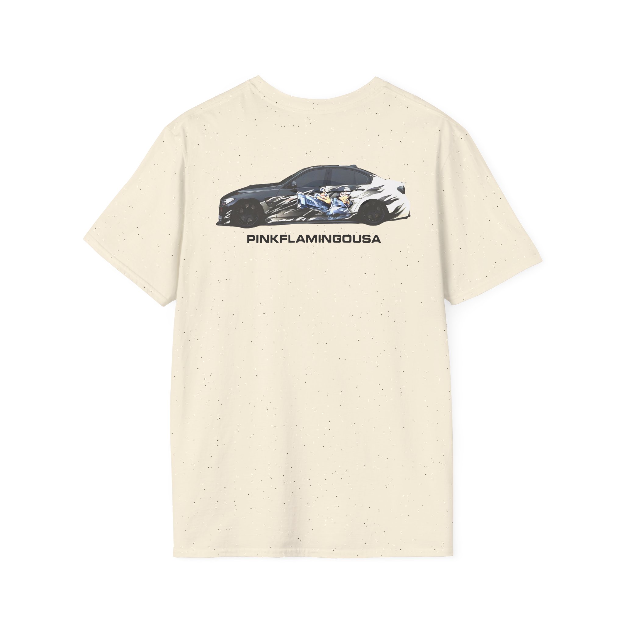 Xavier Wulf Pinkflamingousa Unisex Softstyle T-Shirt