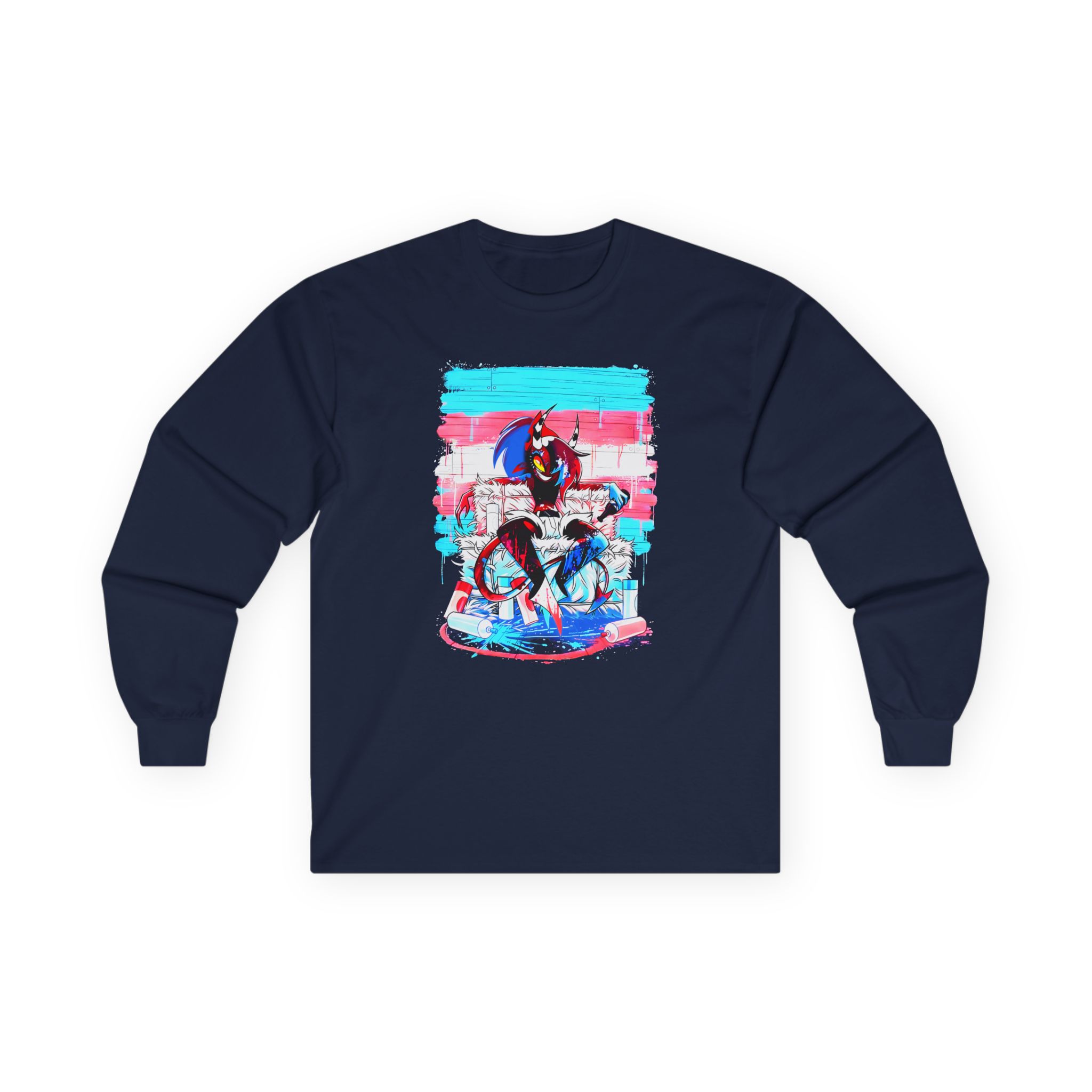 Helluva Boss Sallie May Micro Ribbed Unisex Ultra Cotton Long Sleeve Tee