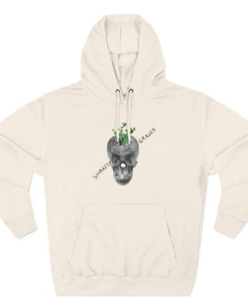 Shakey Graves Skull Three-Panel Fleece Hoodie