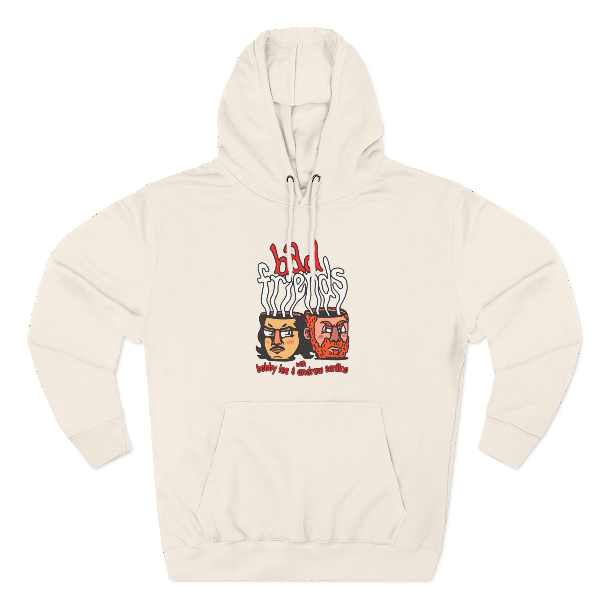 Bad Friends Mugheads Three-Panel Fleece Hoodie