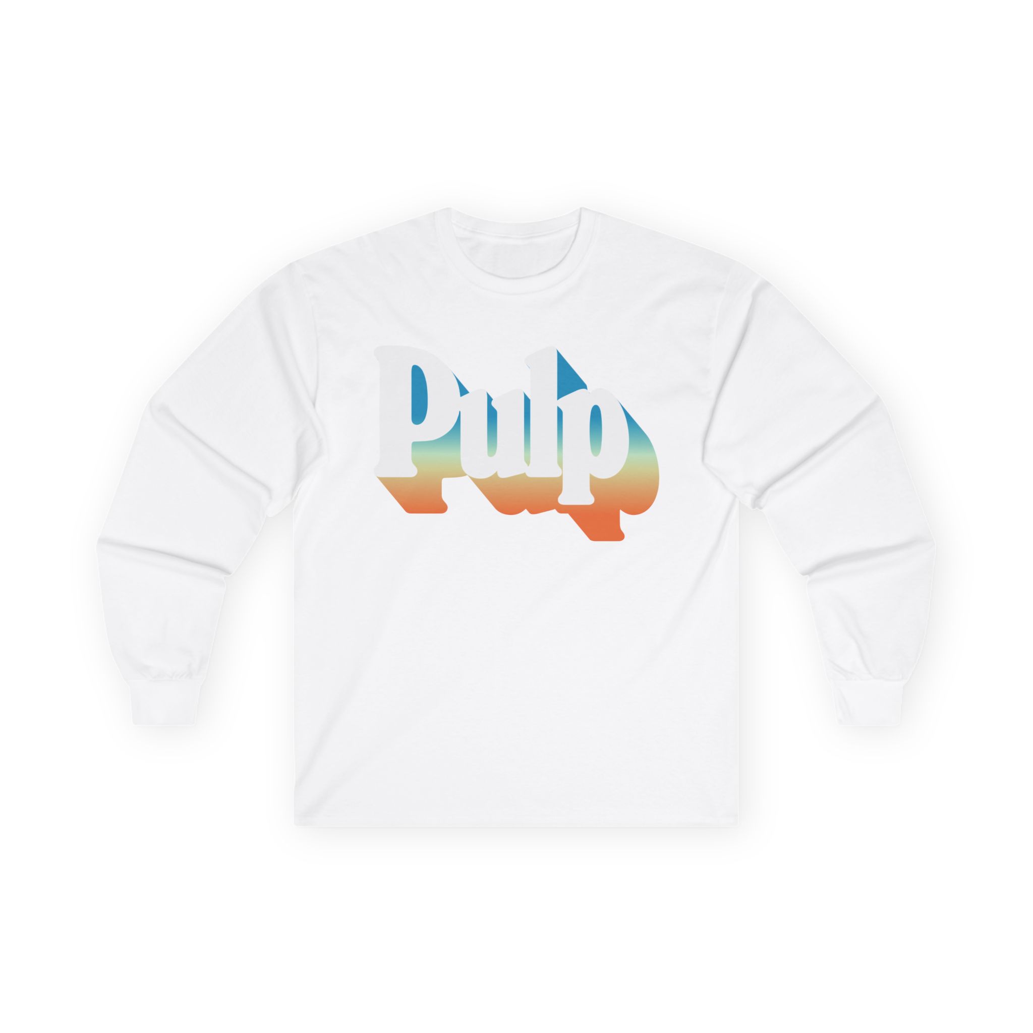 Pulp Gradient Logo Unisex Ultra Cotton Long Sleeve Tee
