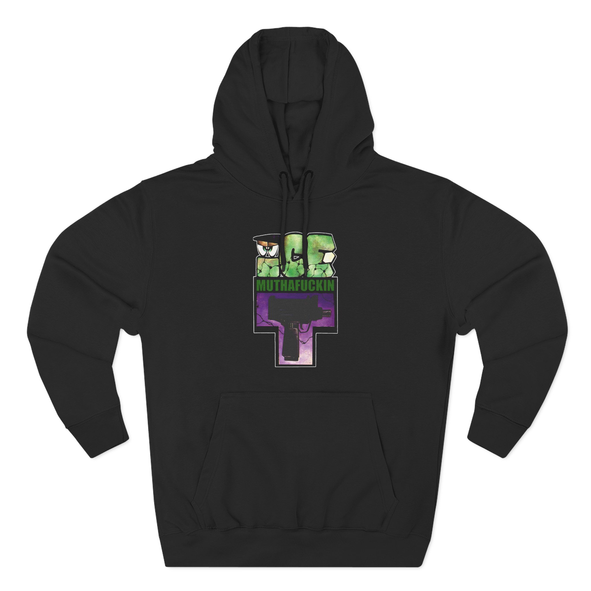 Ice-t Uzi Three-Panel Fleece Hoodie