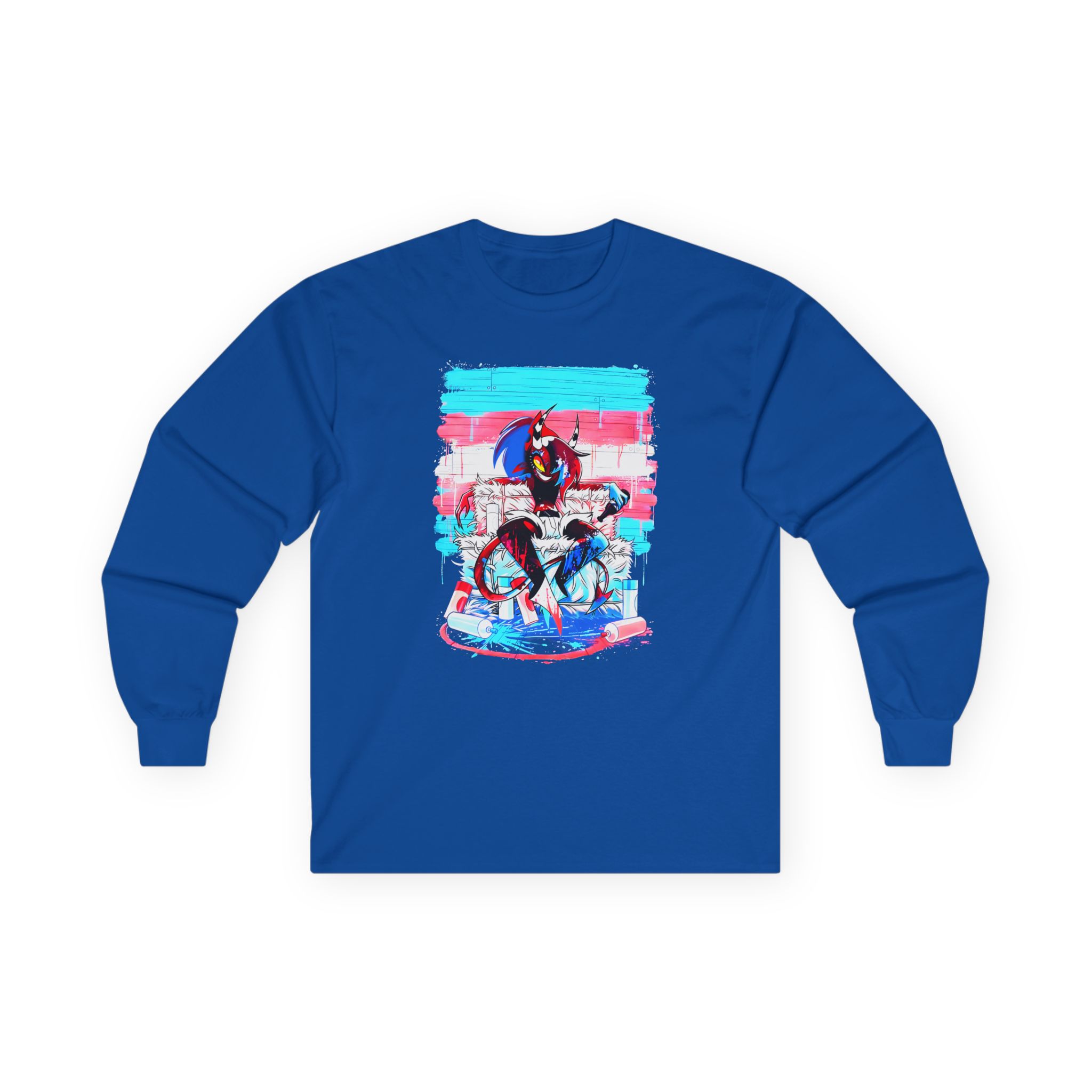 Helluva Boss Sallie May Micro Ribbed Unisex Ultra Cotton Long Sleeve Tee