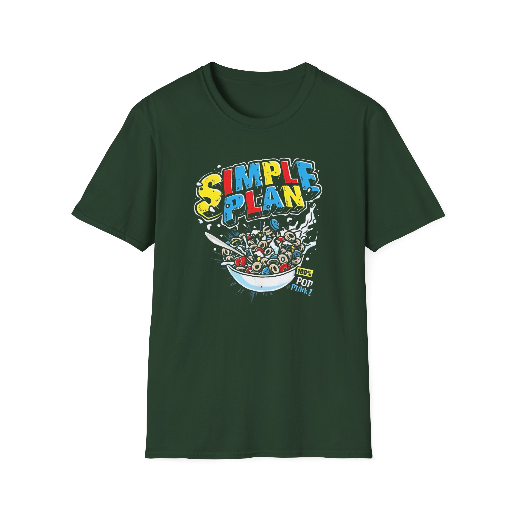 Simple Plan Cereal Unisex Softstyle T-Shirt