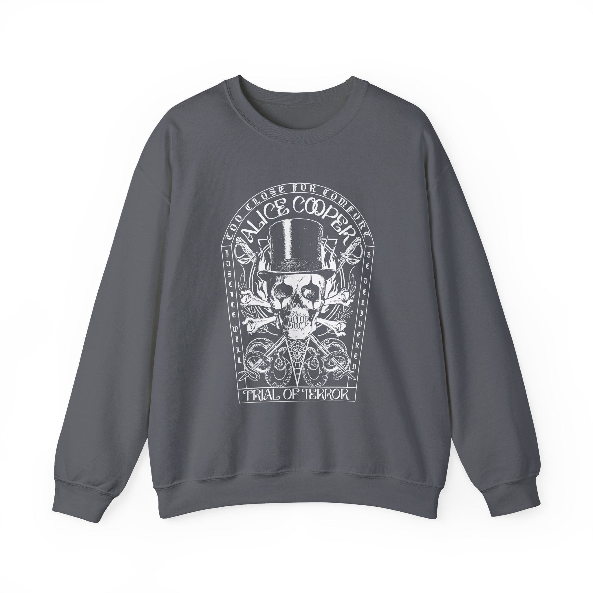 Alice Cooper Trial of Terror Unisex Heavy Blendâ„¢ Crewneck Sweatshirt