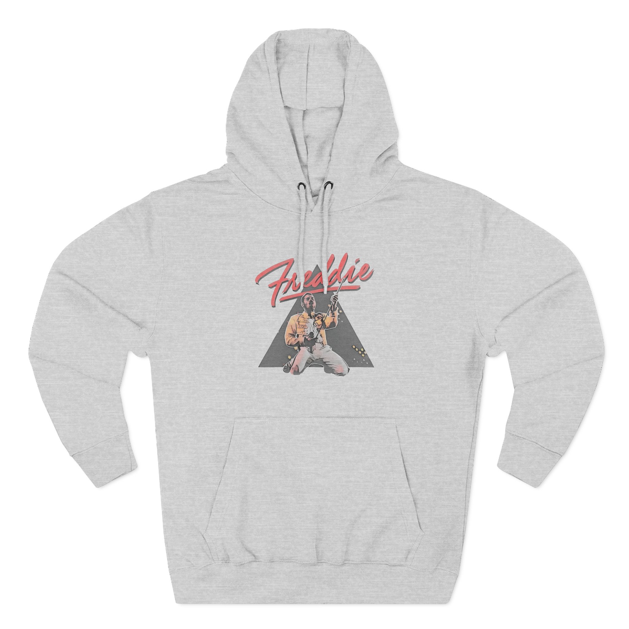 F M Triangle Three-Panel Fleece Hoodie