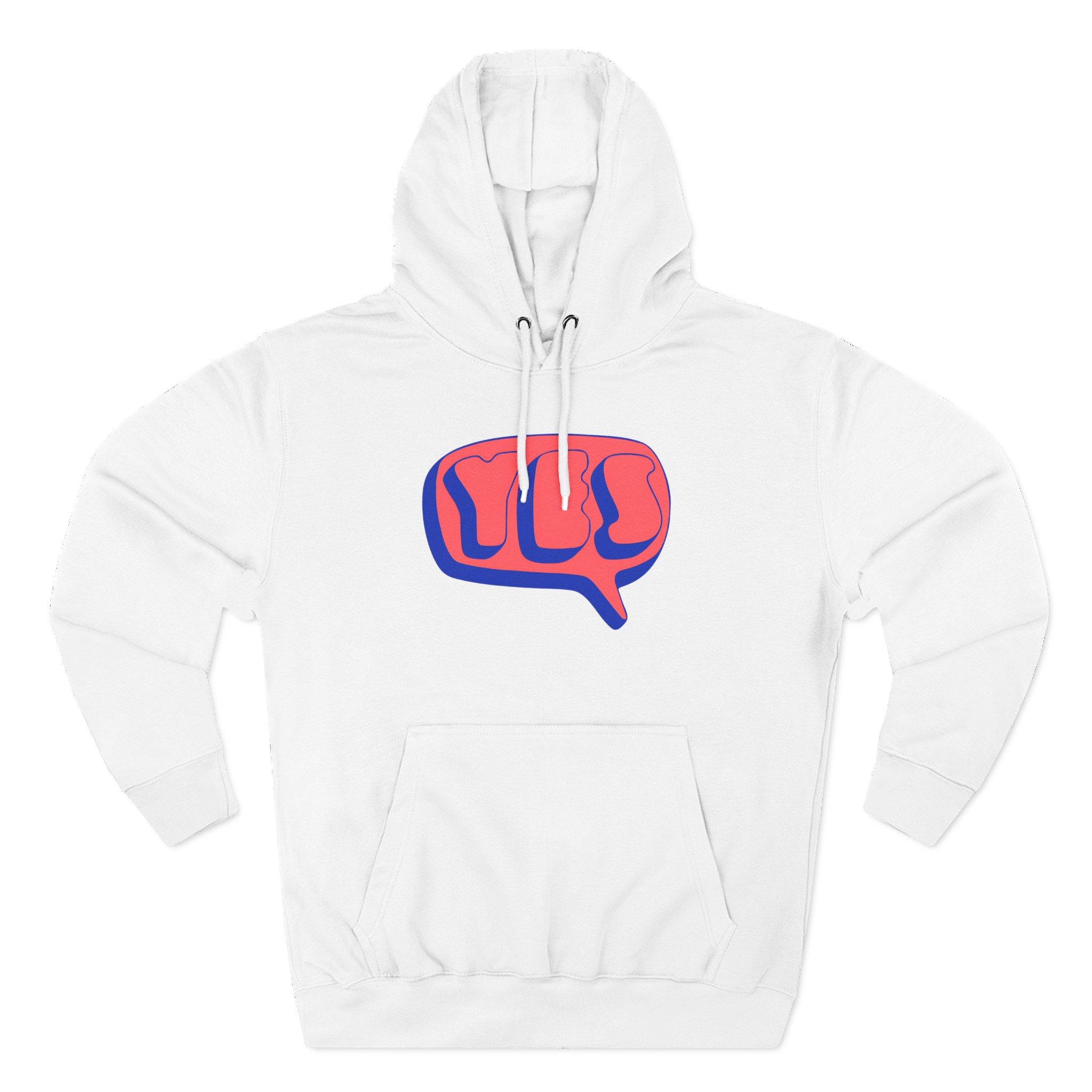 Yes Word Bubble Three-Panel Fleece Hoodie
