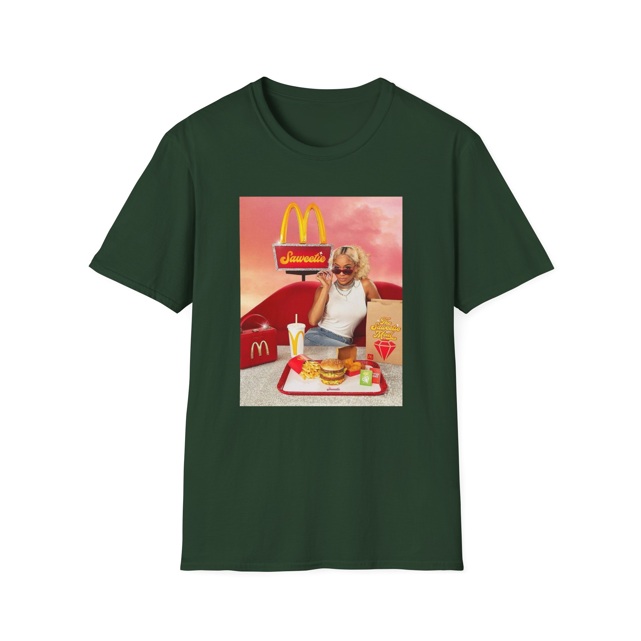 Saweetie Mcdonald's Unisex Softstyle T-Shirt