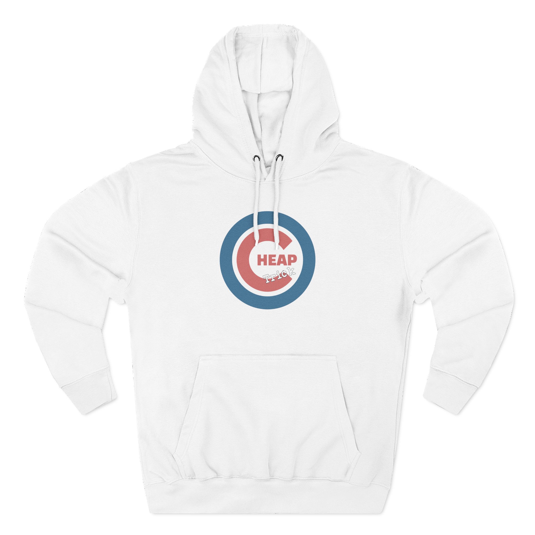 Cheap Trick Stacked Logo Three-Panel Fleece Hoodie