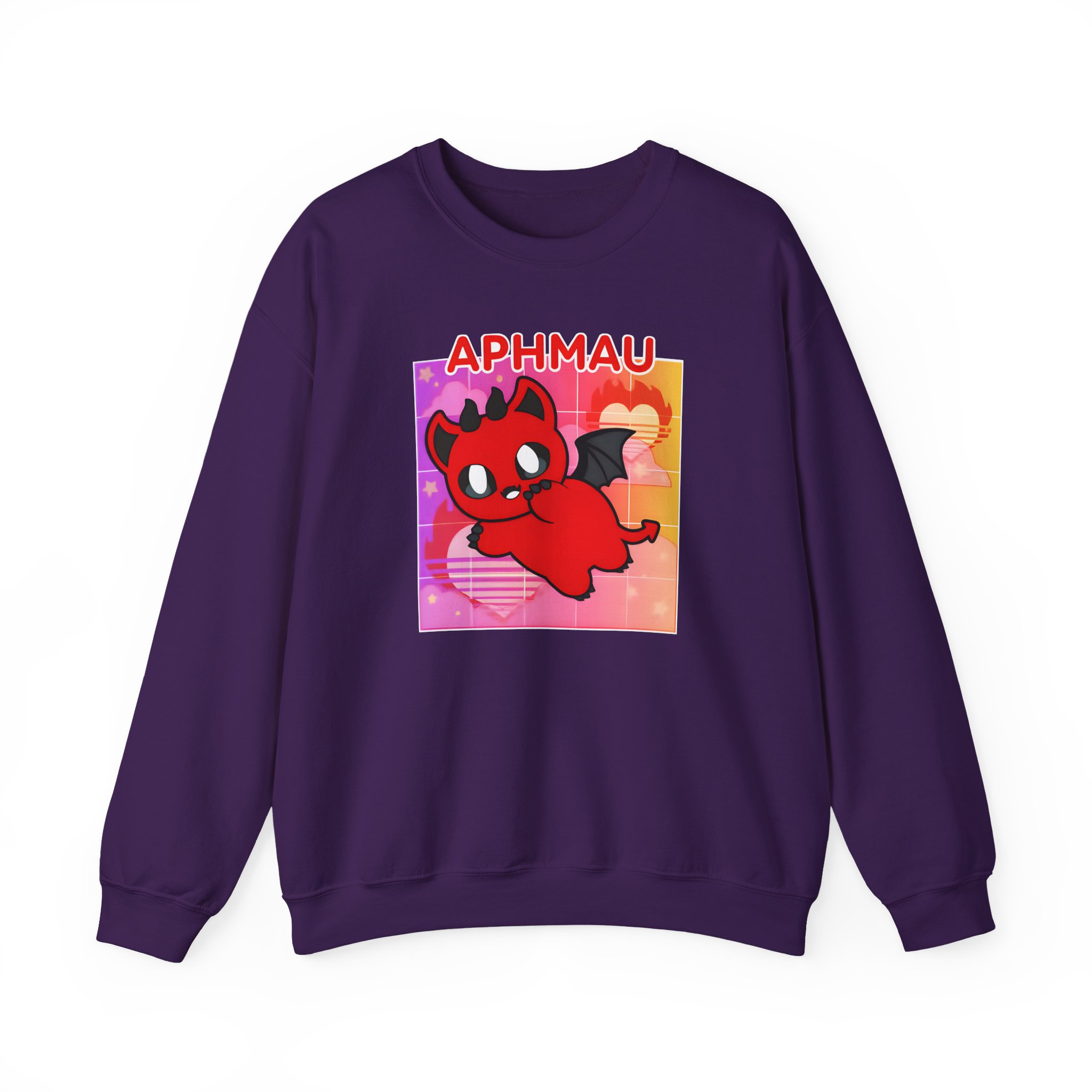 Aphmau Demon Cat Unisex Heavy Blendâ„¢ Crewneck Sweatshirt