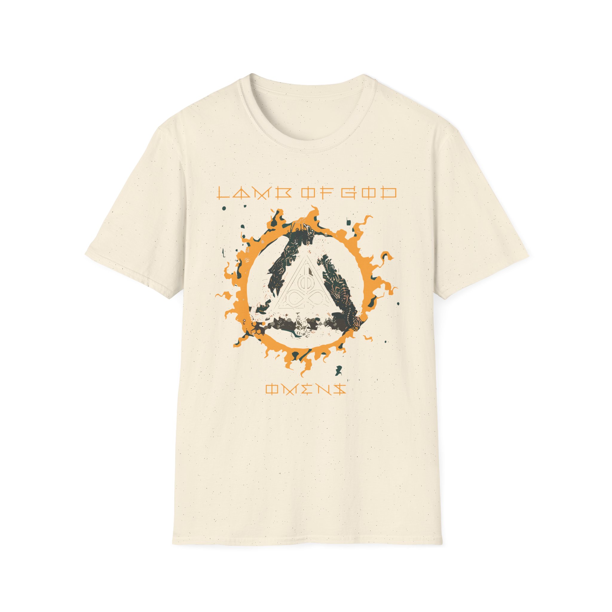 Lamb of God Omens Triangle Unisex Softstyle T-Shirt