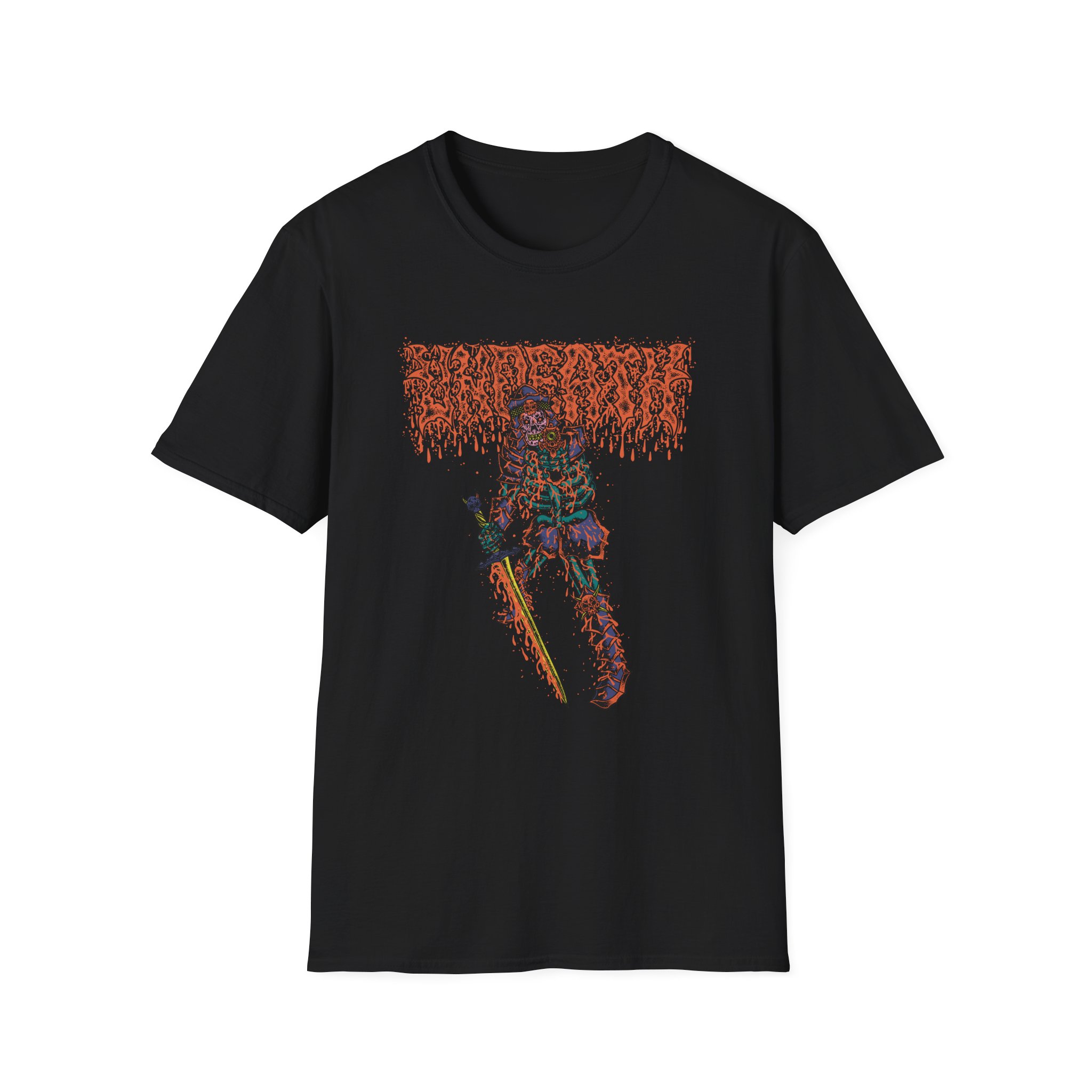 Undeath Skeleton Gun Unisex Softstyle T-Shirt