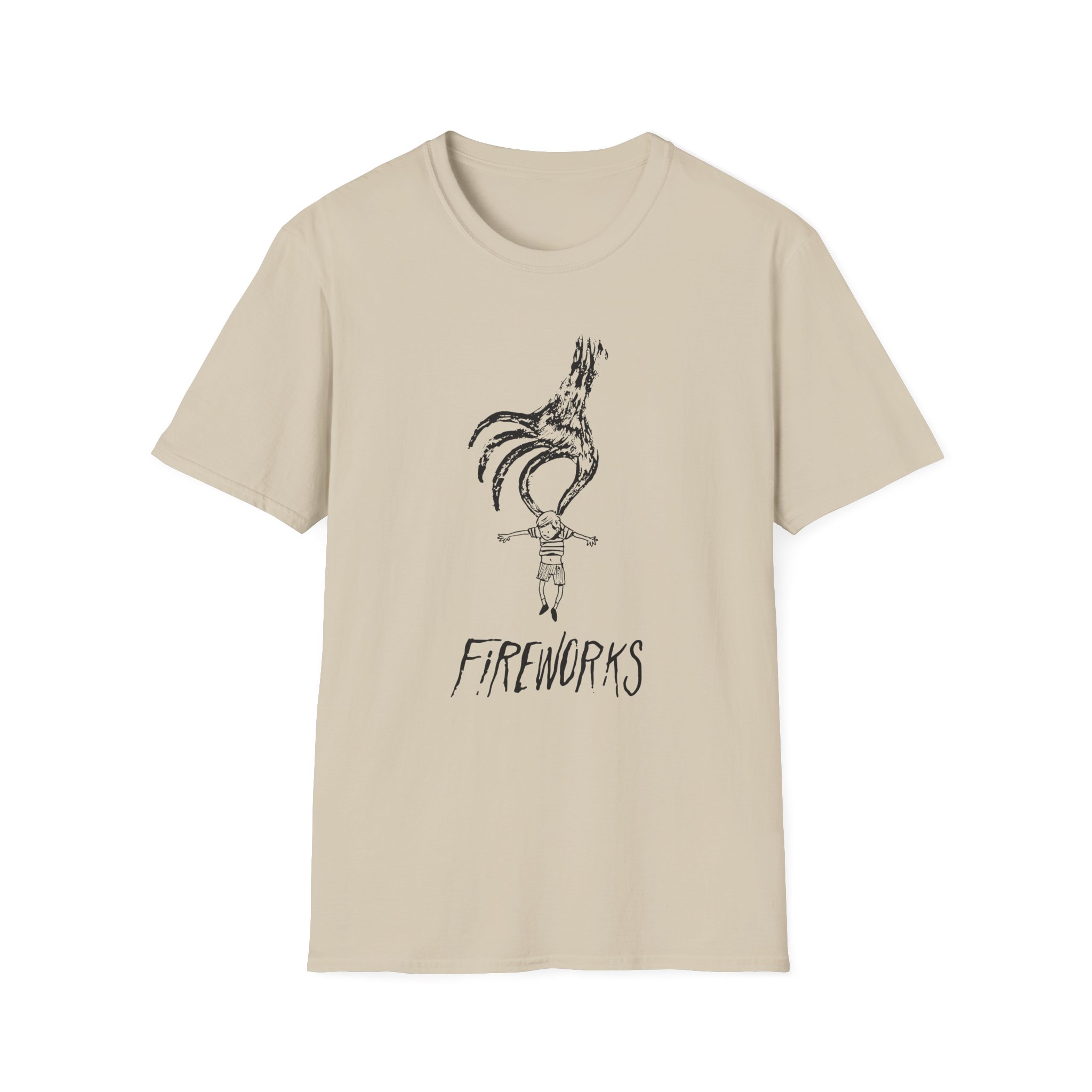Fireworks Hand Unisex Softstyle T-Shirt