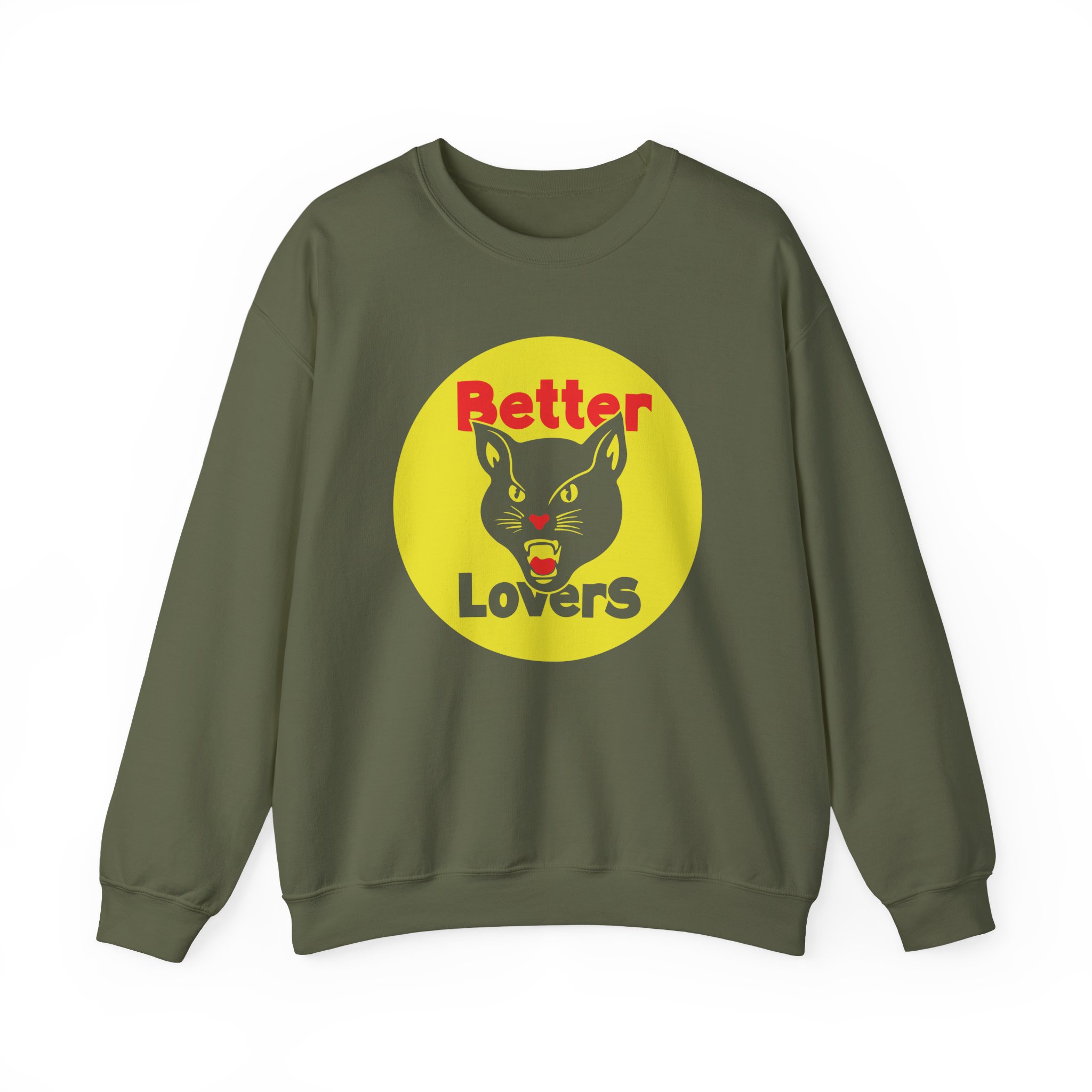 Better Lovers Cat Bootleg Unisex Heavy Blendâ„¢ Crewneck Sweatshirt