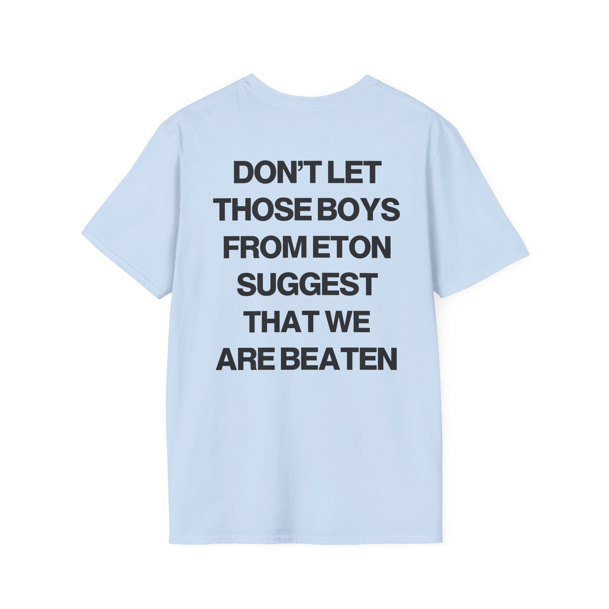 Manic Street Preachers Boys From Eton Unisex Softstyle T-Shirt