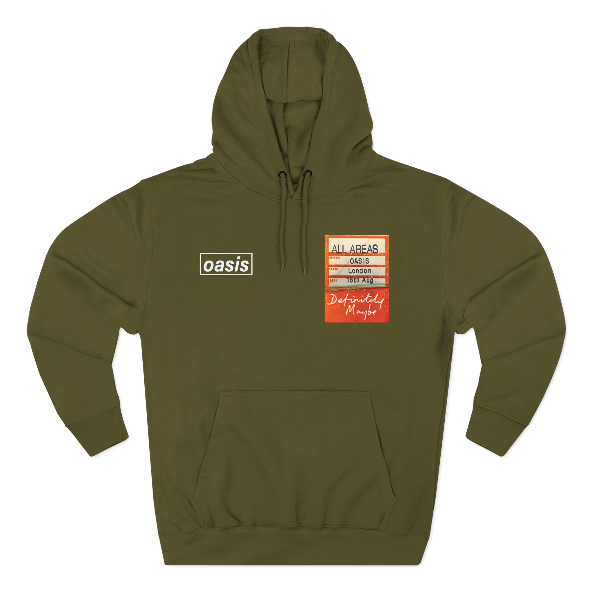 Oasis Setlist Three-Panel Fleece Hoodie