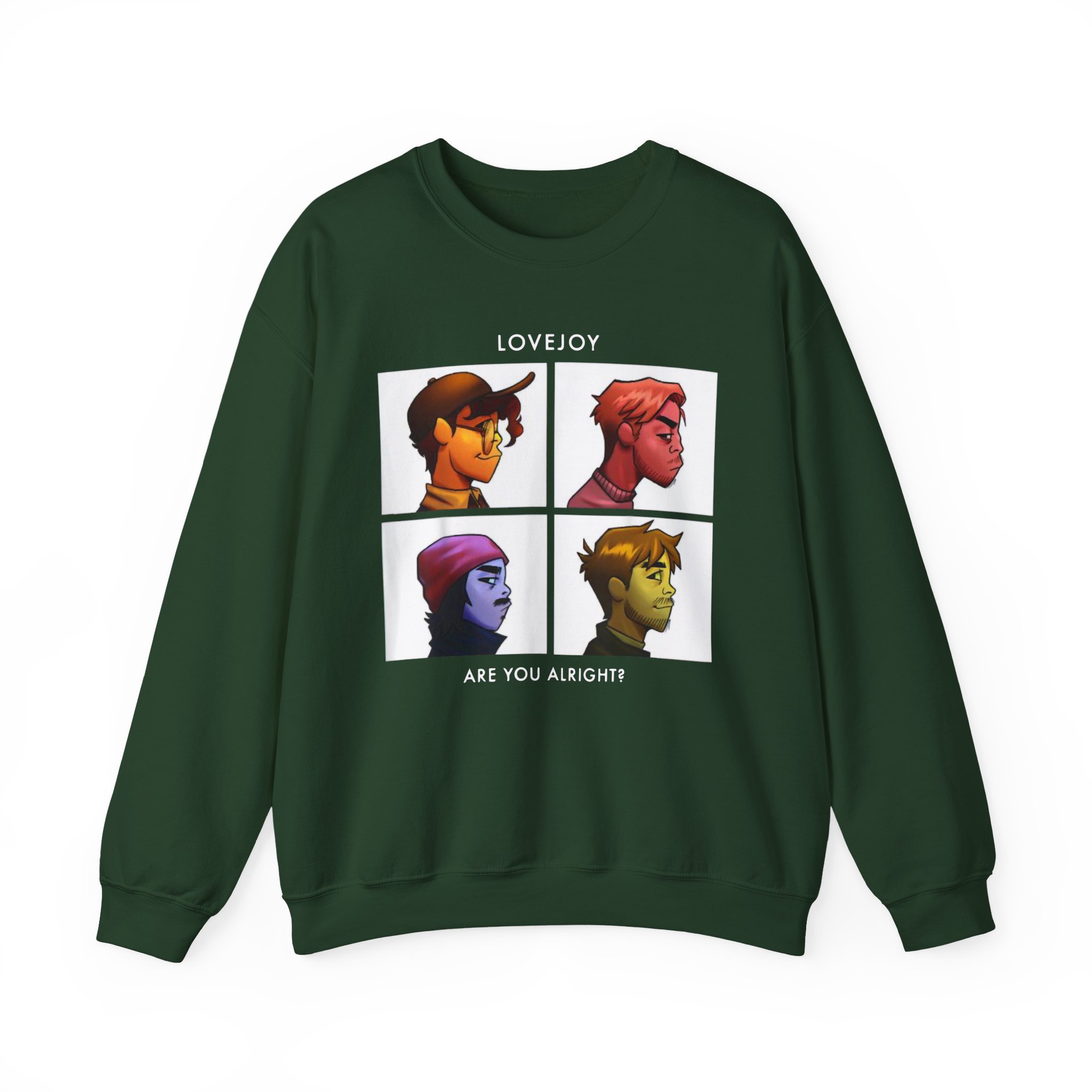 Lovejoy Are You Alright Unisex Heavy Blendâ„¢ Crewneck Sweatshirt