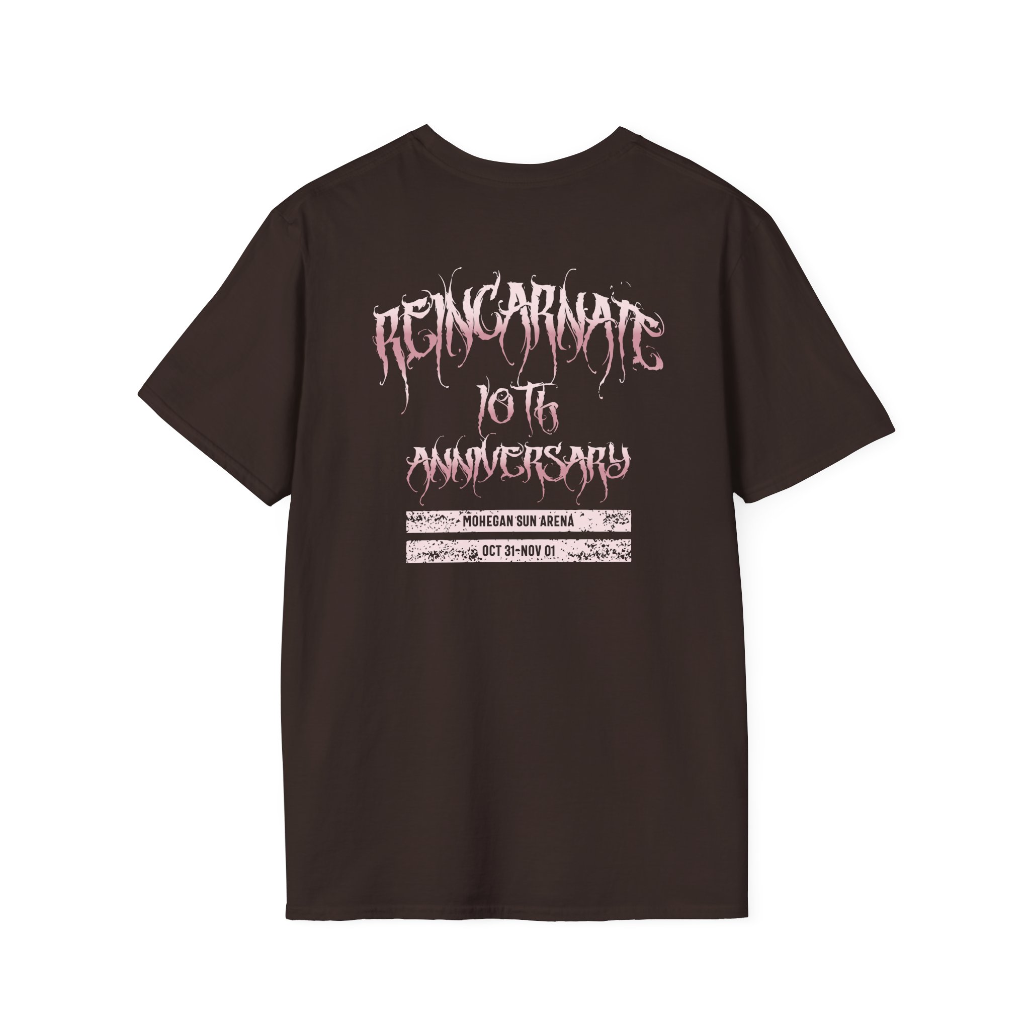 Motionless in White Reincarnate 10 Year Apocalypse Fest Unisex Softstyle T-Shirt