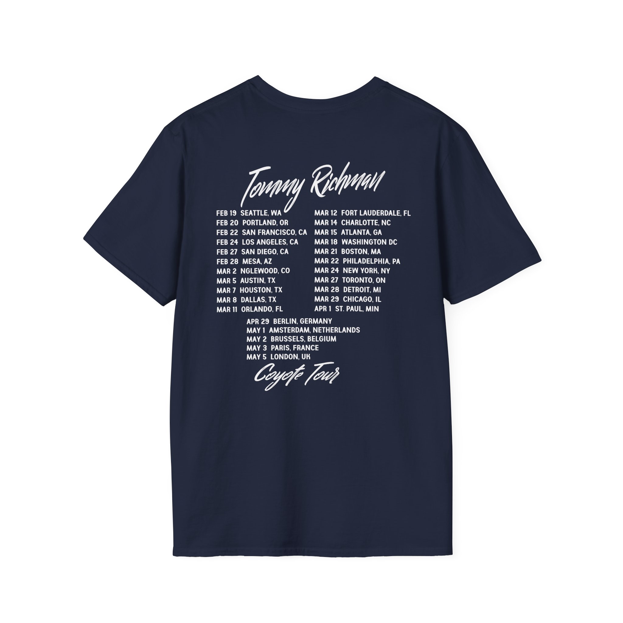 Tommy Richman Coyote Tour Unisex Softstyle T-Shirt