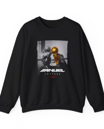 Anuel Aa Leyenda Campeón Negro Camiseta Unisex Heavy Blend™ Crewneck Sweatshirt