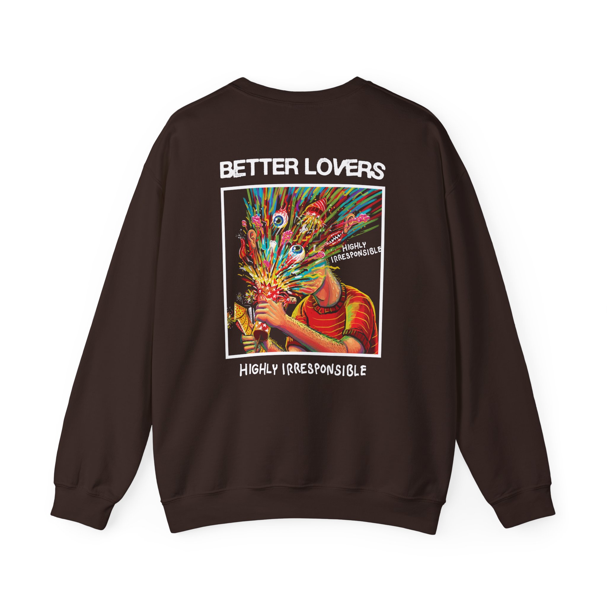 Better Lovers Highly Irresponsible Album Art Unisex Heavy Blendâ„¢ Crewneck Sweatshirt