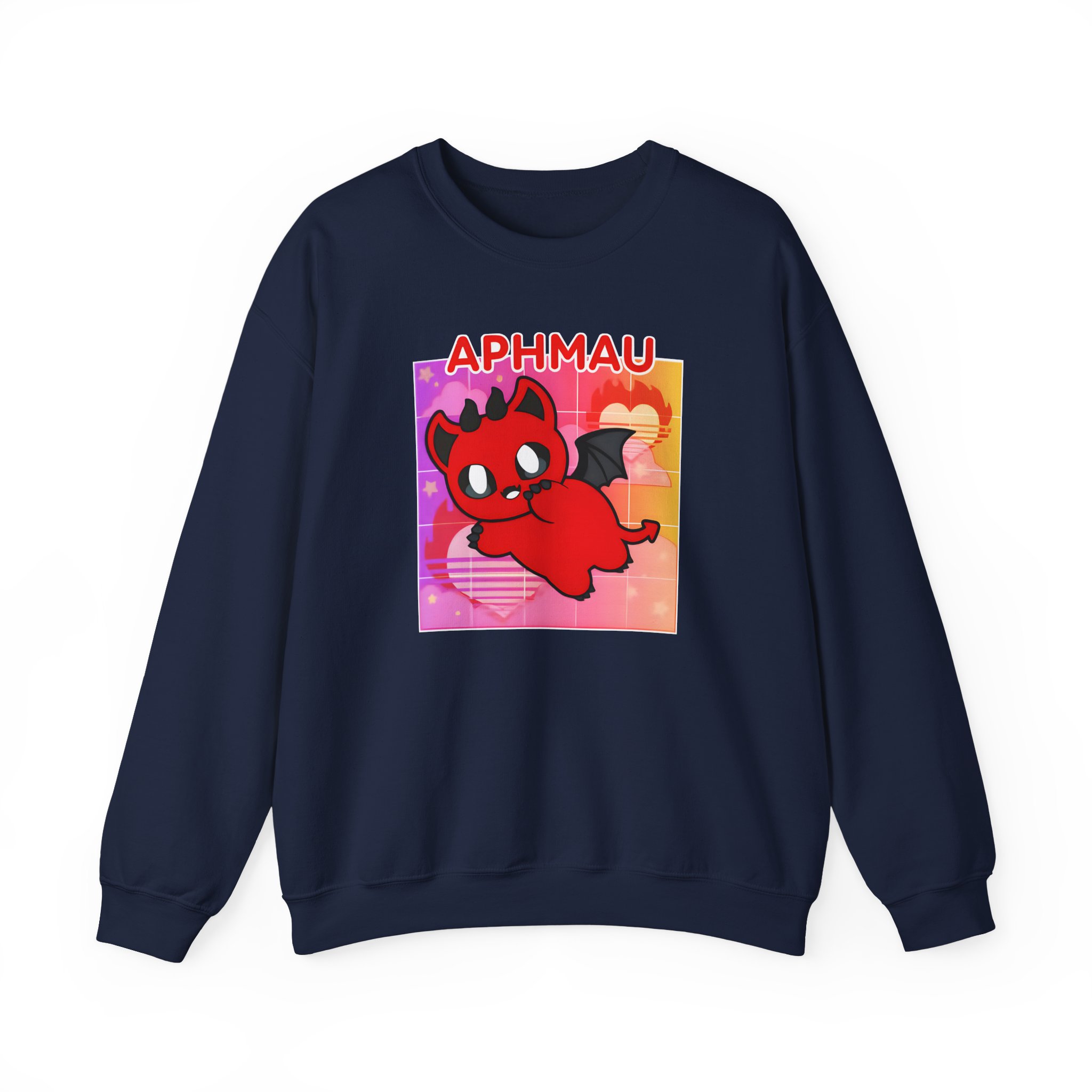 Aphmau Demon Cat Unisex Heavy Blendâ„¢ Crewneck Sweatshirt