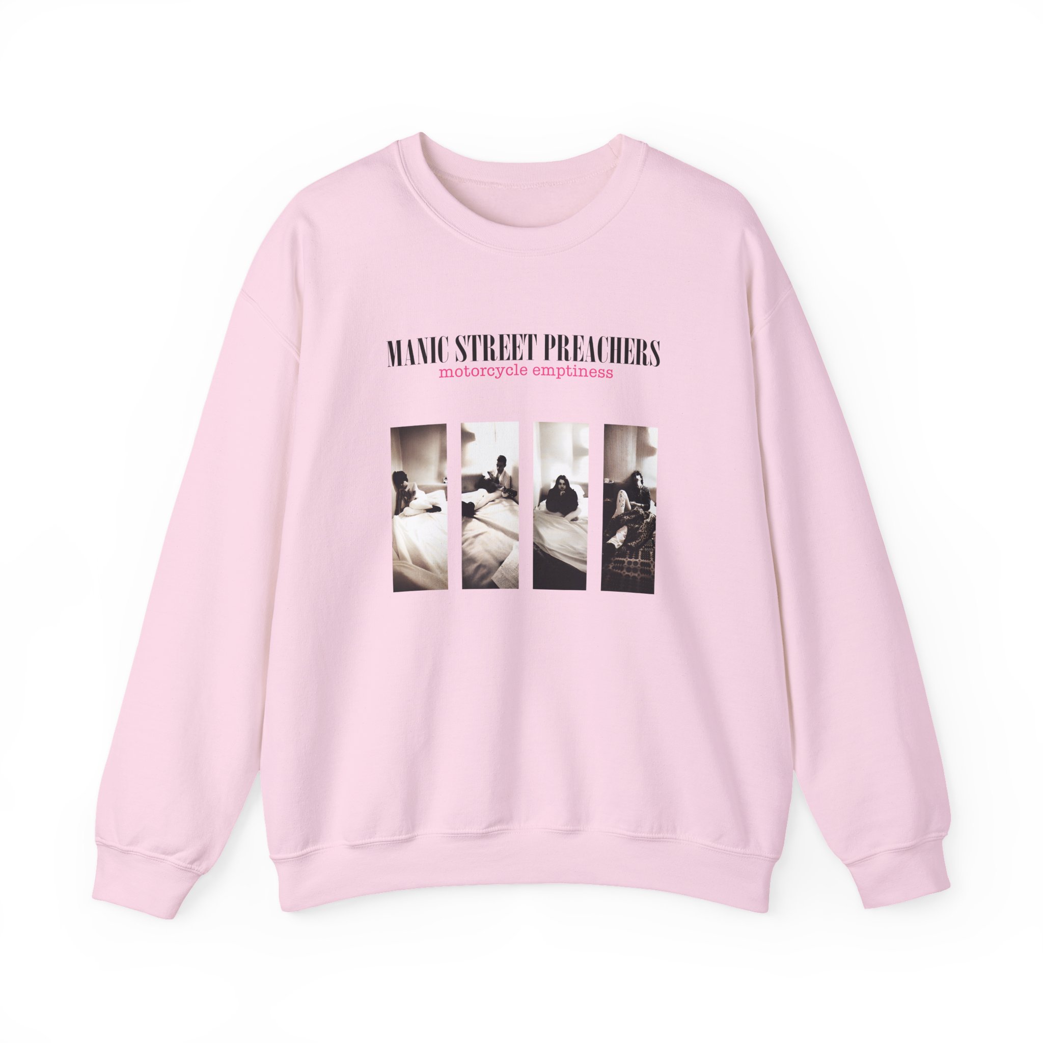 Manic Street Preachers Motorcycle Emptiness Photo Lilac Unisex Heavy Blendâ„¢ Crewneck Sweatshirt