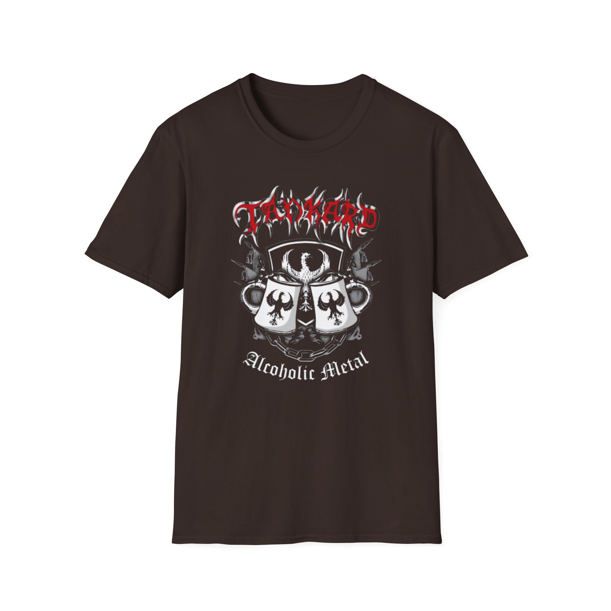 Tankard Alcoholic Metal Unisex Softstyle T-Shirt