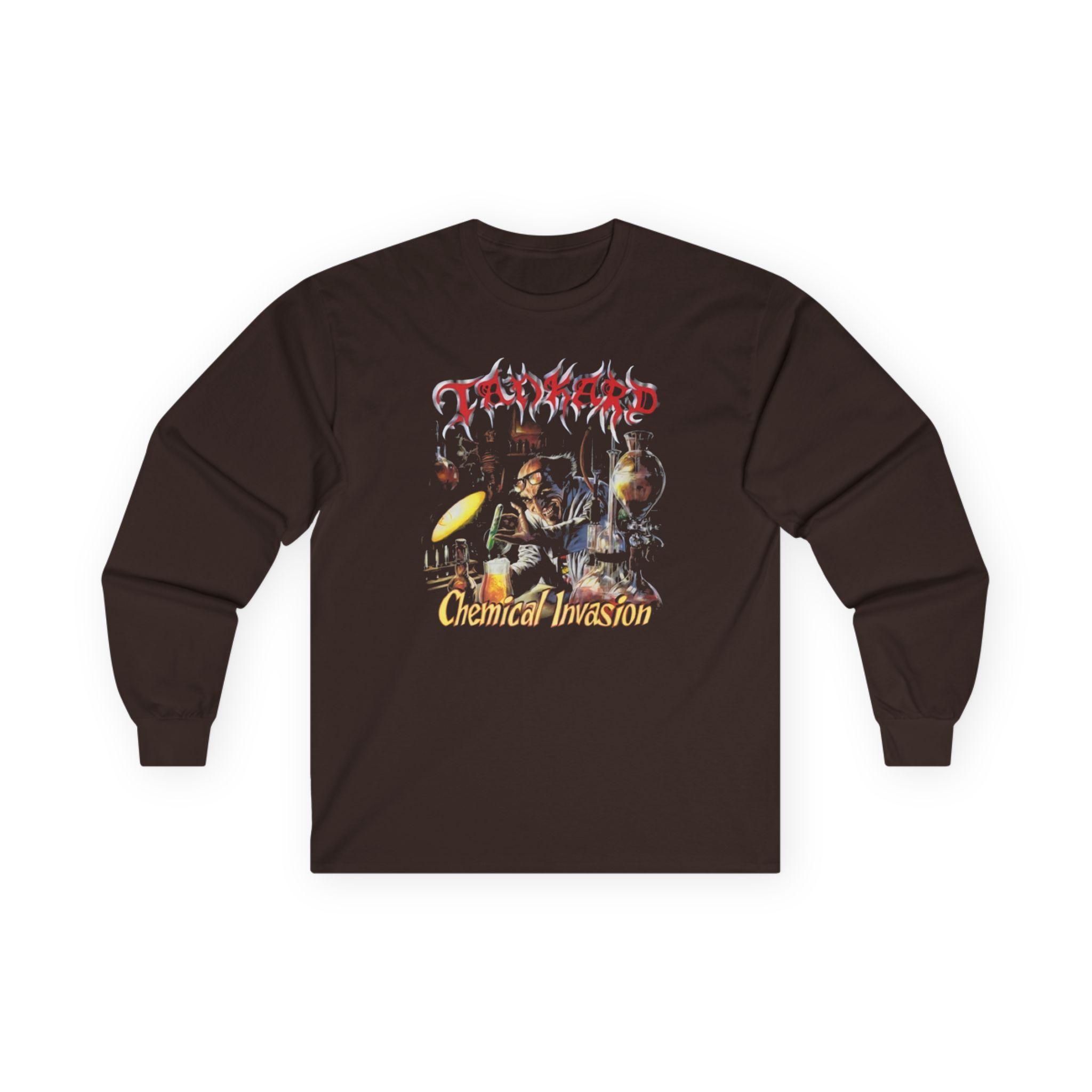 Tankard Chemical Invasion Tour 2025 Unisex Ultra Cotton Long Sleeve Tee