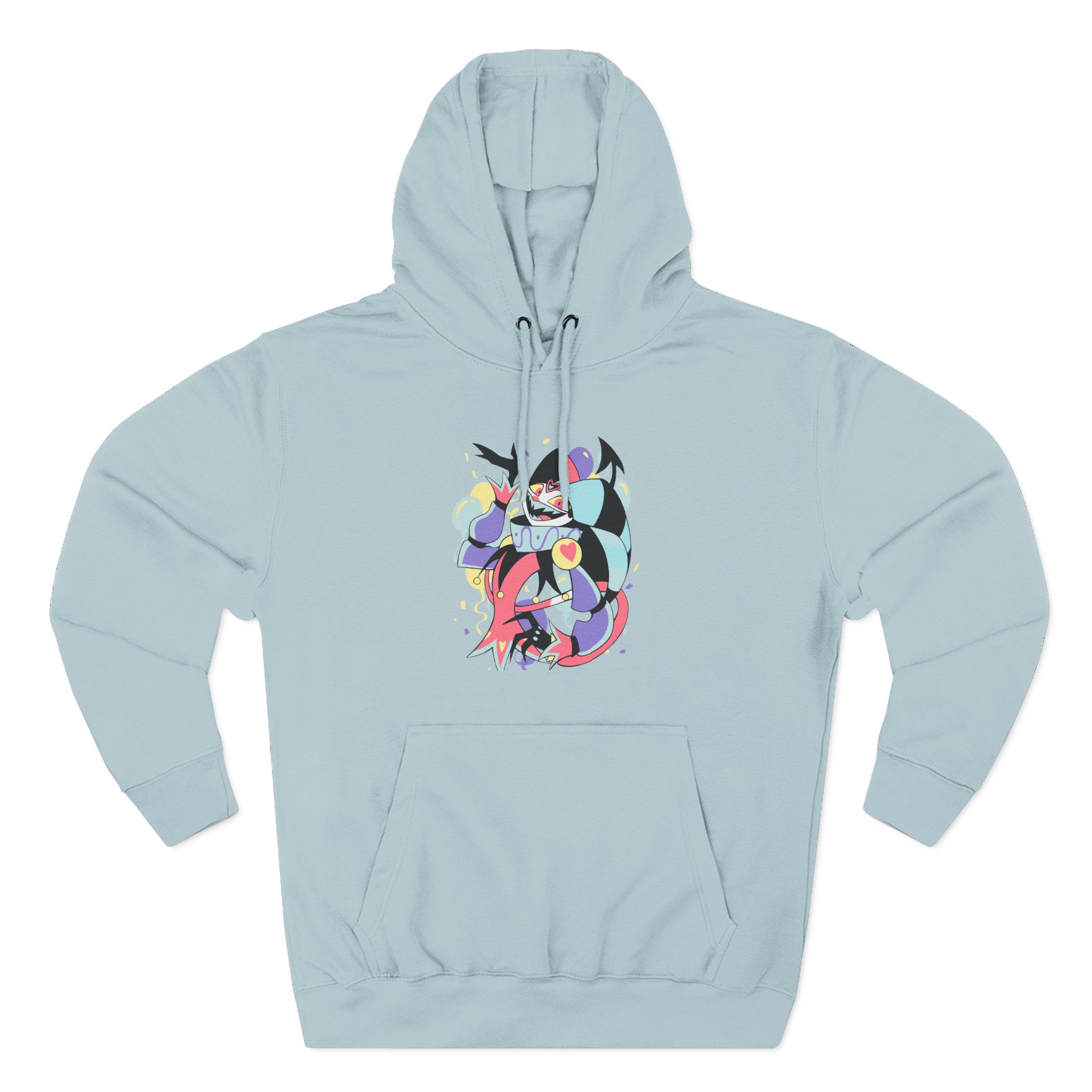 Helluva Boss Fizzarolli Three-Panel Fleece Hoodie