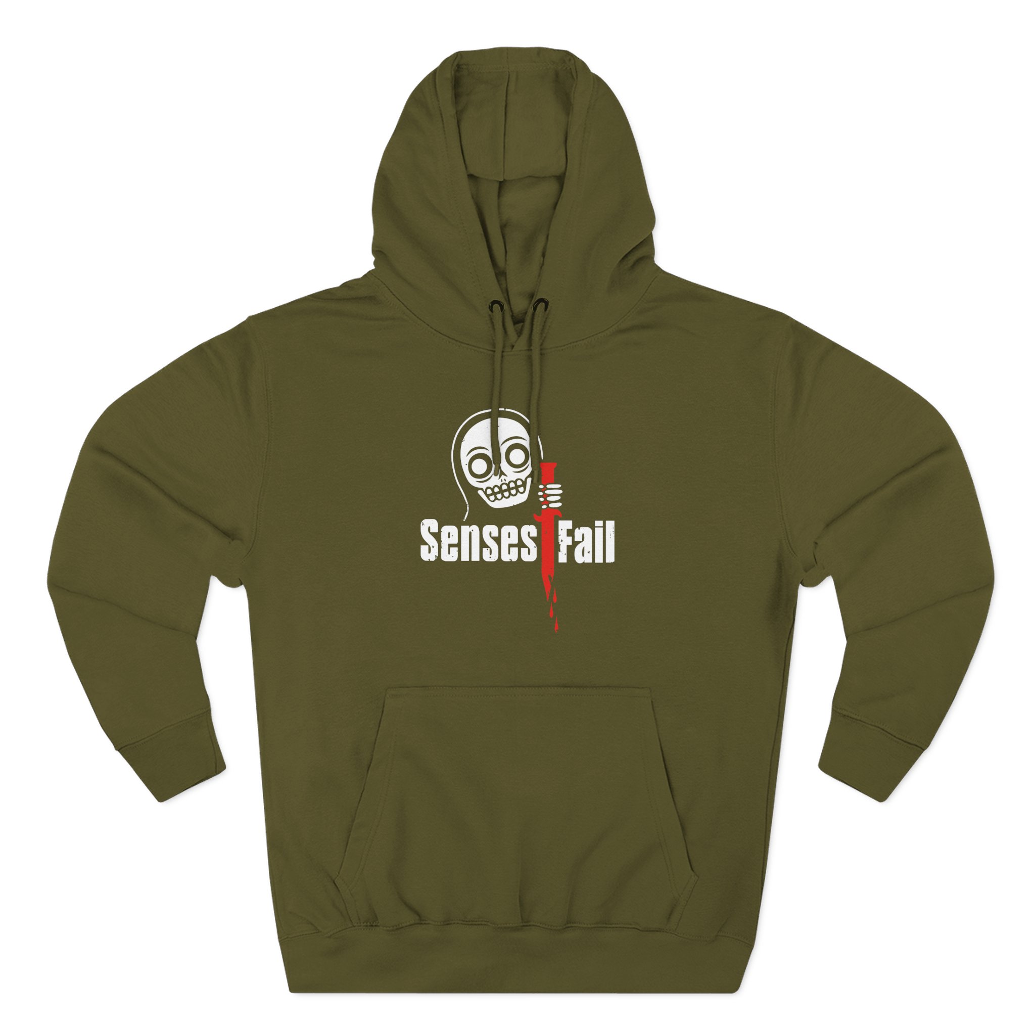 Senses Fail Knife Three-Panel Fleece Hoodie