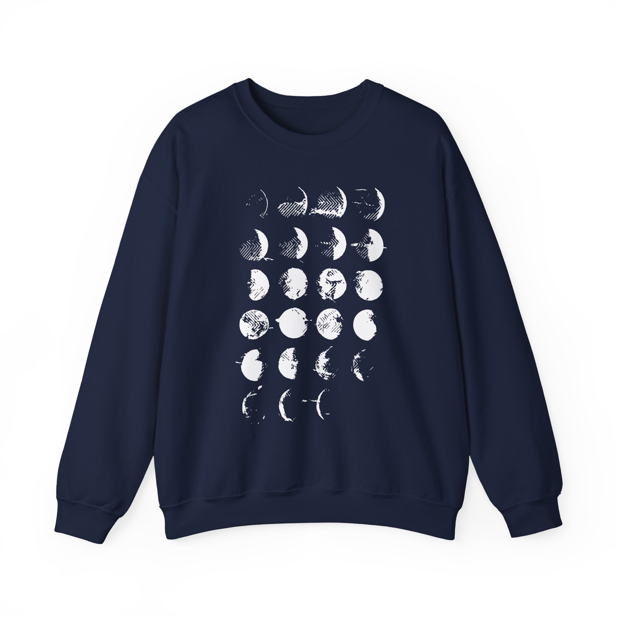 Converge Moon Phases Unisex Heavy Blendâ„¢ Crewneck Sweatshirt
