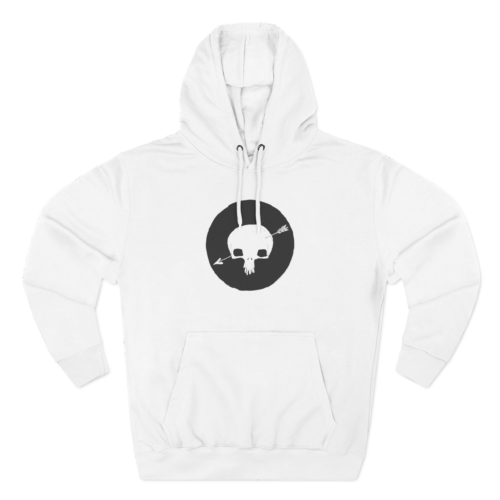 Shakey Graves SKULL Three-Panel Fleece Hoodie